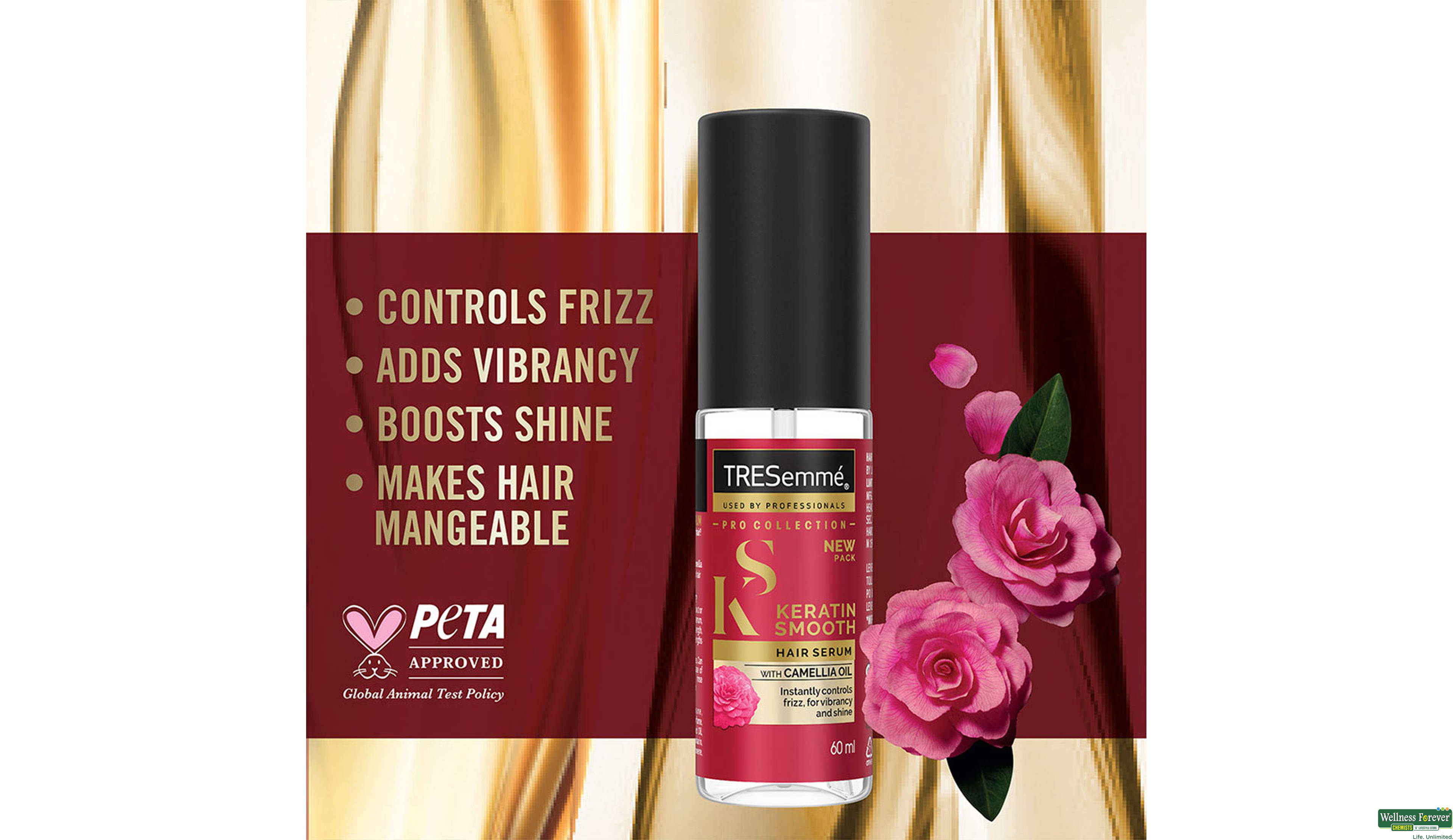 TRESEMME KERATIN SMOOTH SERUM 50ML- 3, 50ML, 