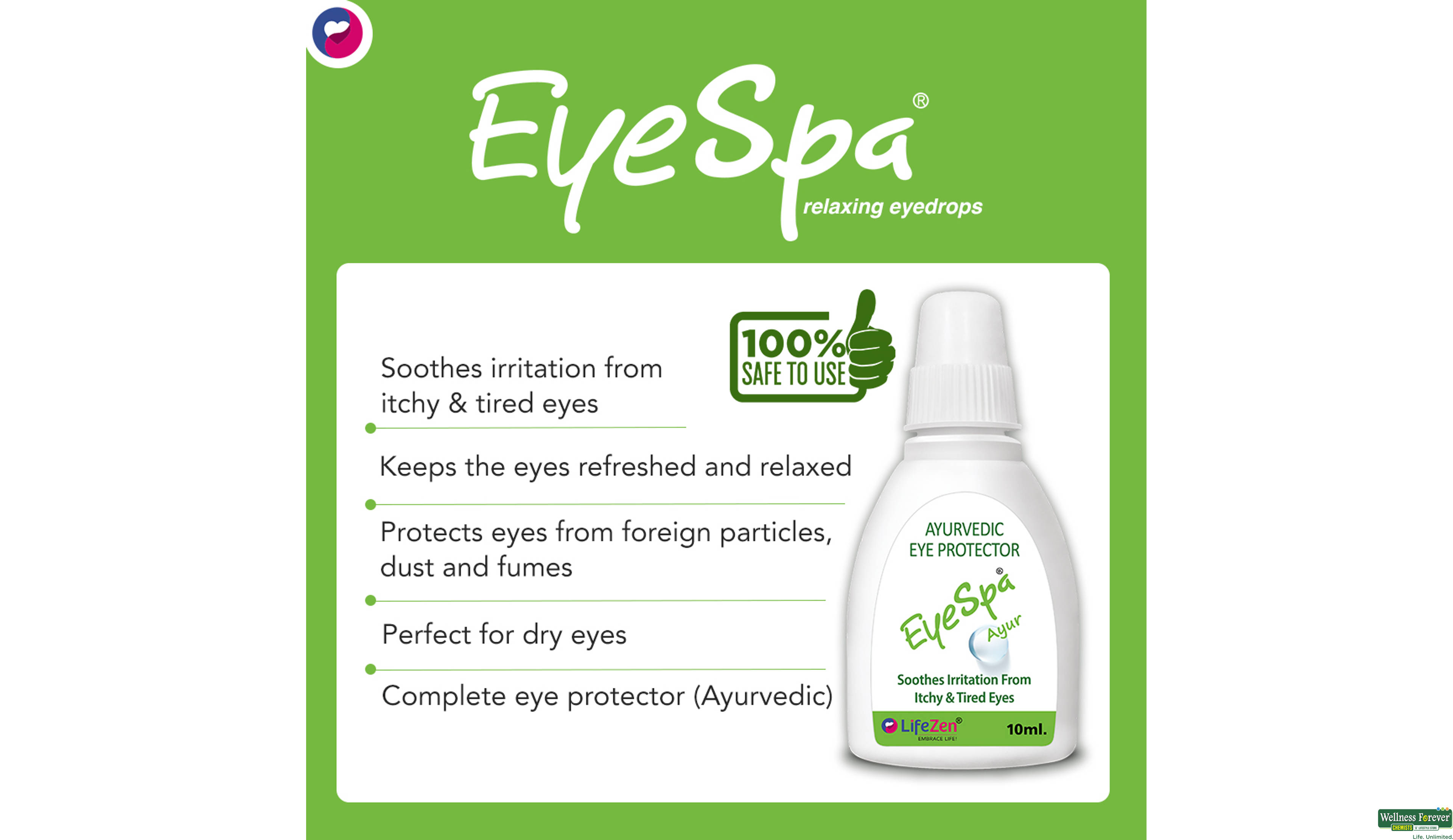 EYESPA AYUR E/DROP 10ML- 6, 10ML, null