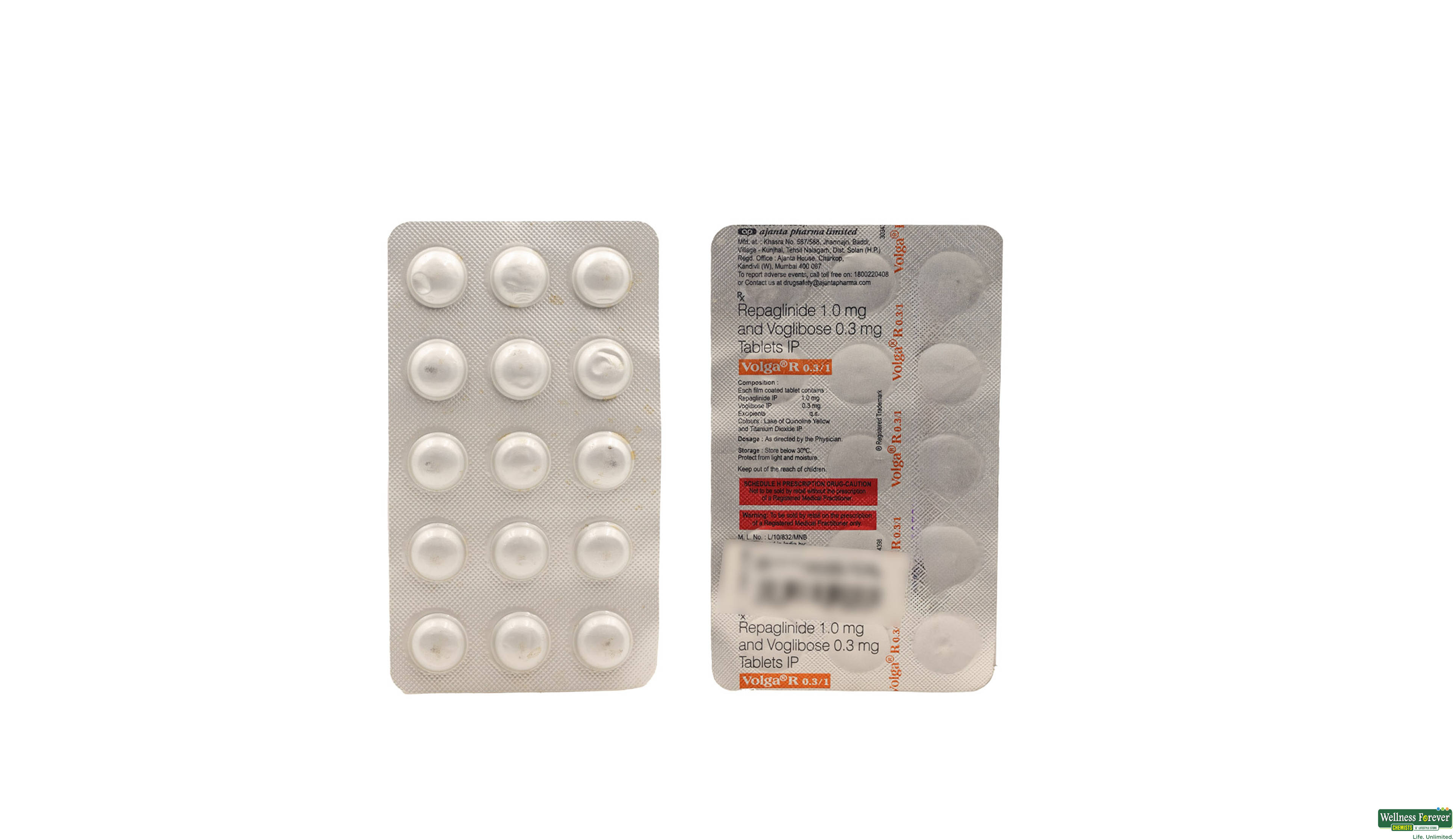 VOLGA R 0.3/1MG 15TAB- 1, 15TAB, null