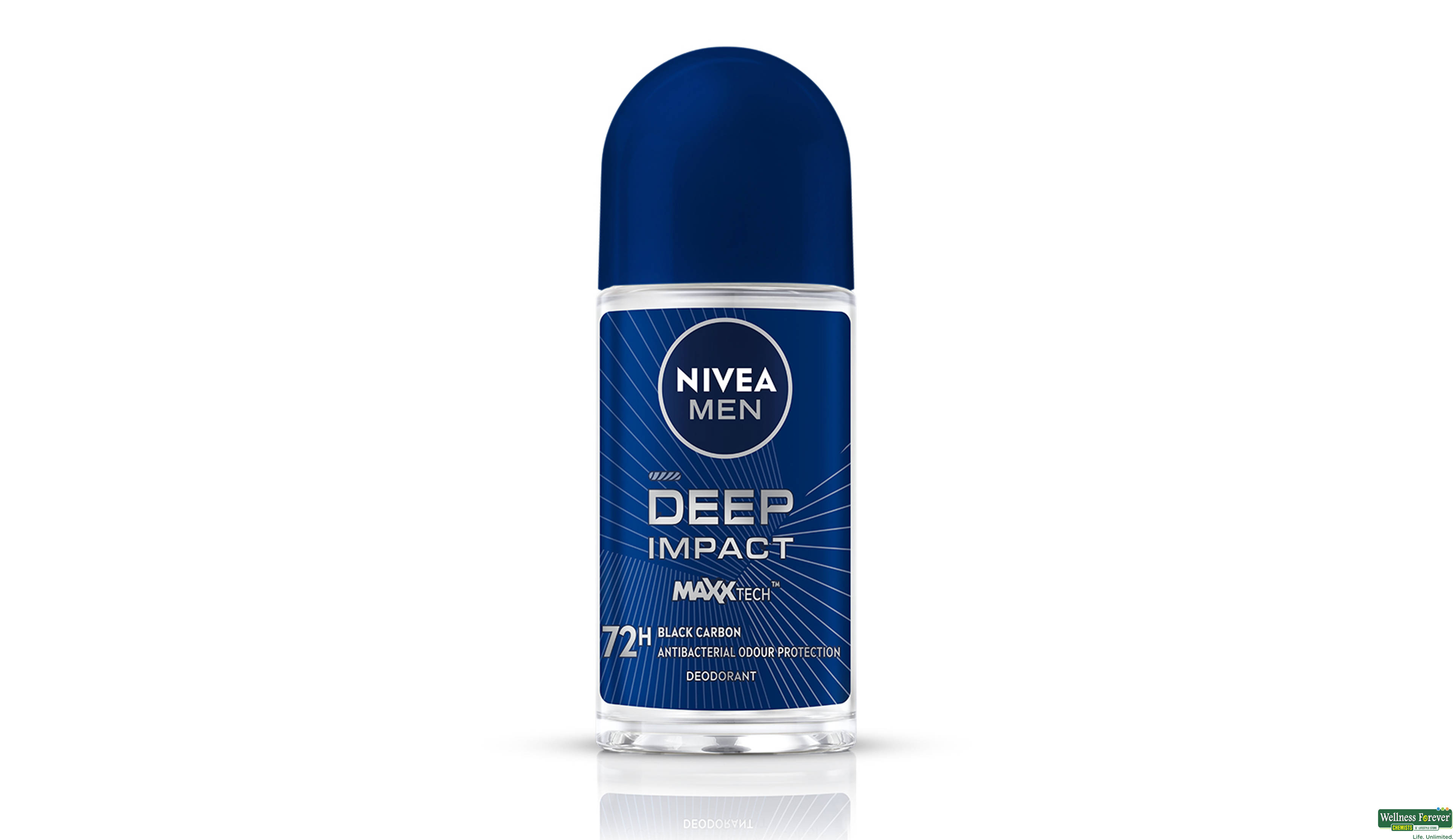 NIVEA MEN DEO ROLL ON DEEP IMPACT 50ML- 1, 50ML, 