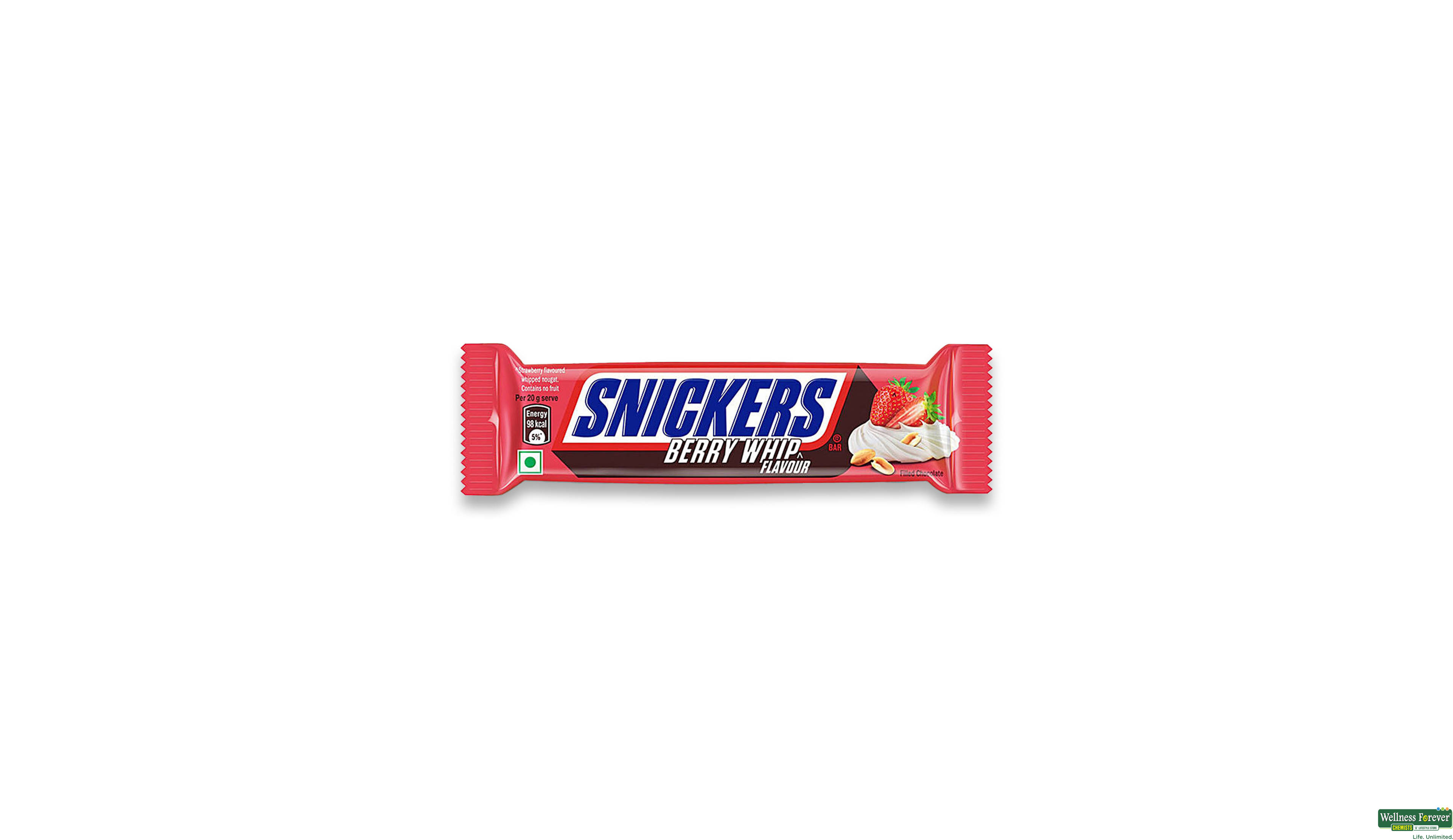 SNICKERS BERRY WHIP BAR 22GM- 1, 22GM, null
