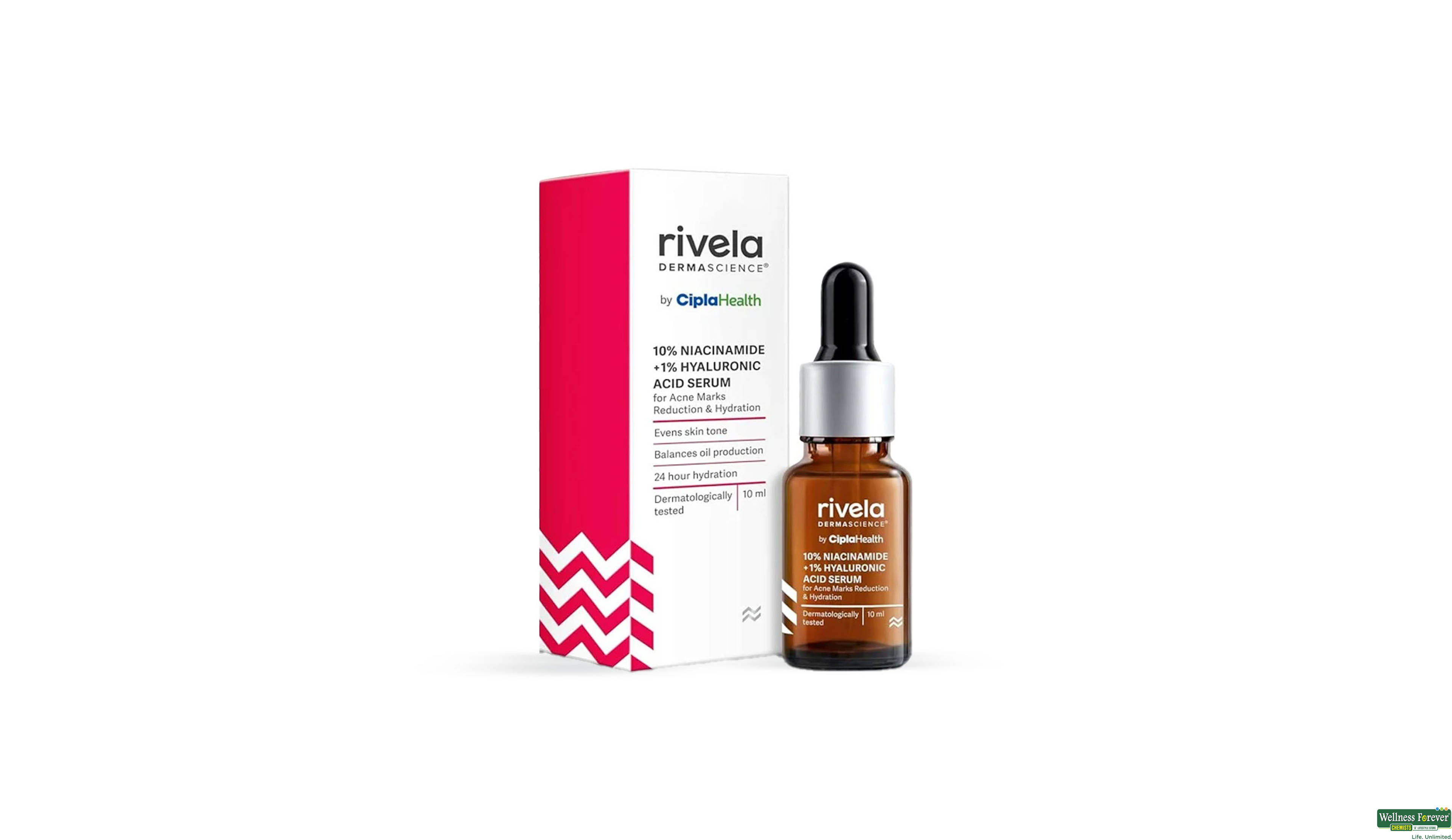 RIVELA 10% NIACINAMIDE + 1% HA F/SERUM 10ML- 1, 10ML, null