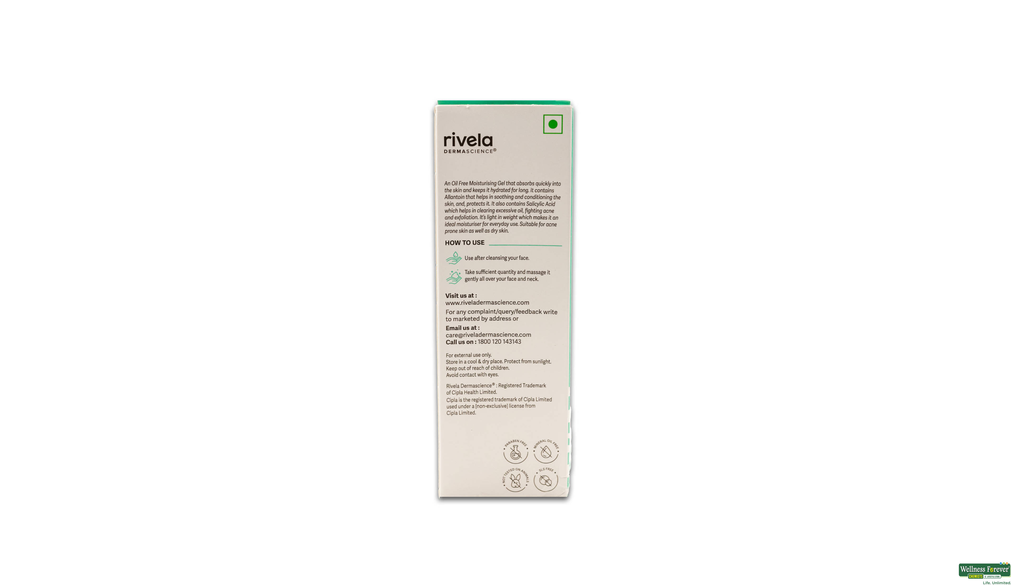 RIVELA ALLANTOIN AND SALICYLIC ACID GEL 50ML- 3, 50ML, null