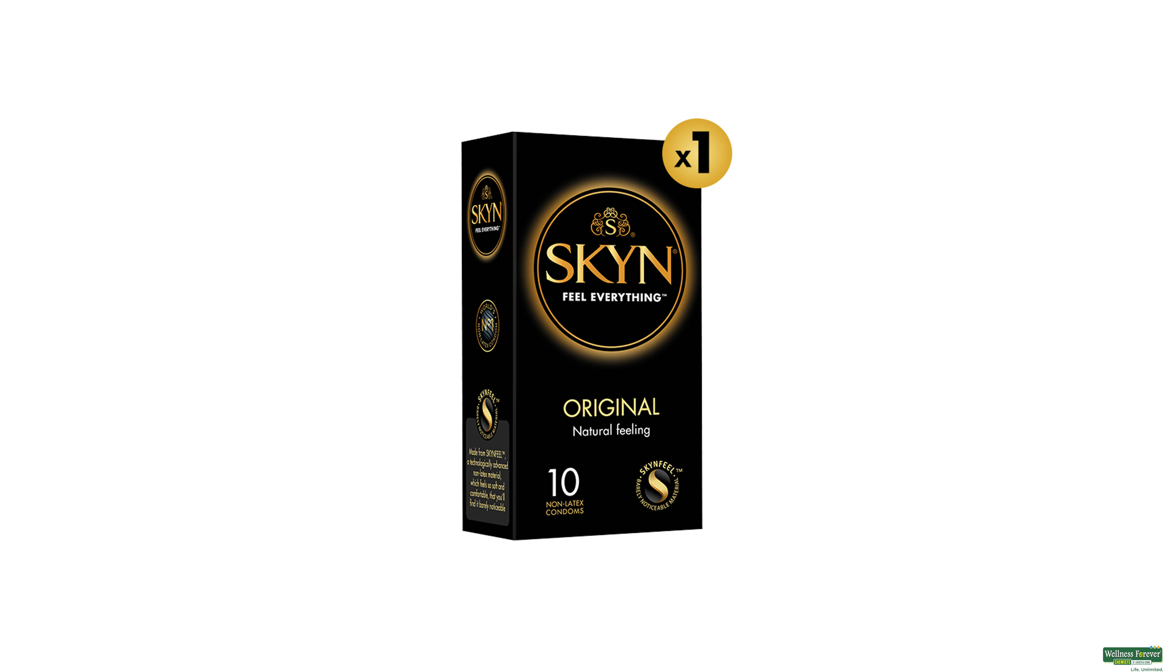 SKYN CONDOM ORIGINAL 10PC- 1, 10PC, null