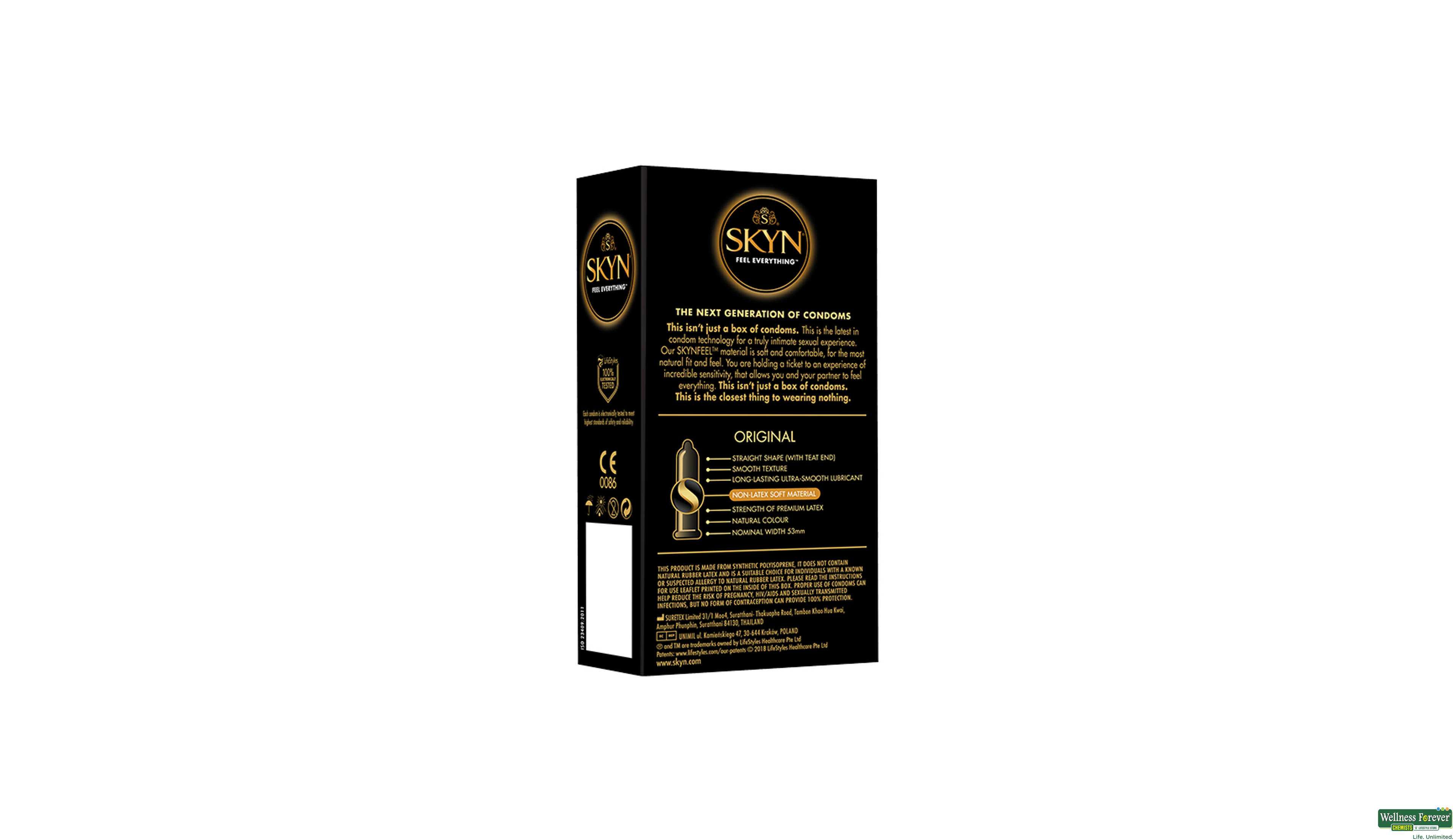 SKYN CONDOM ORIGINAL 10PC- 2, 10PC, null
