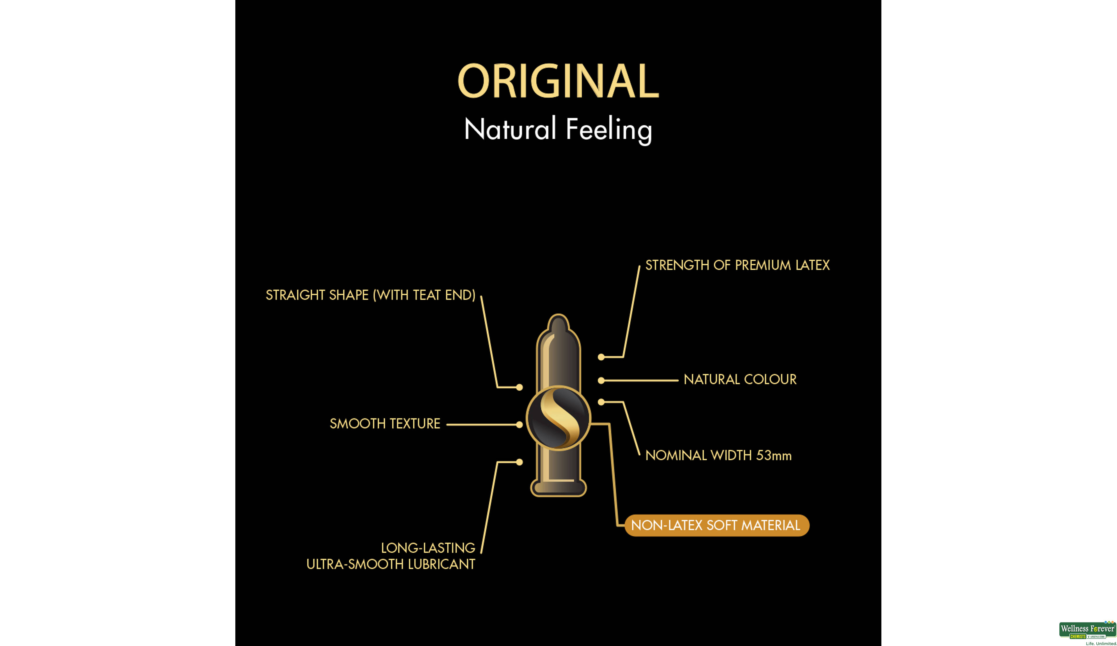 SKYN CONDOM ORIGINAL 10PC- 5, 10PC, null