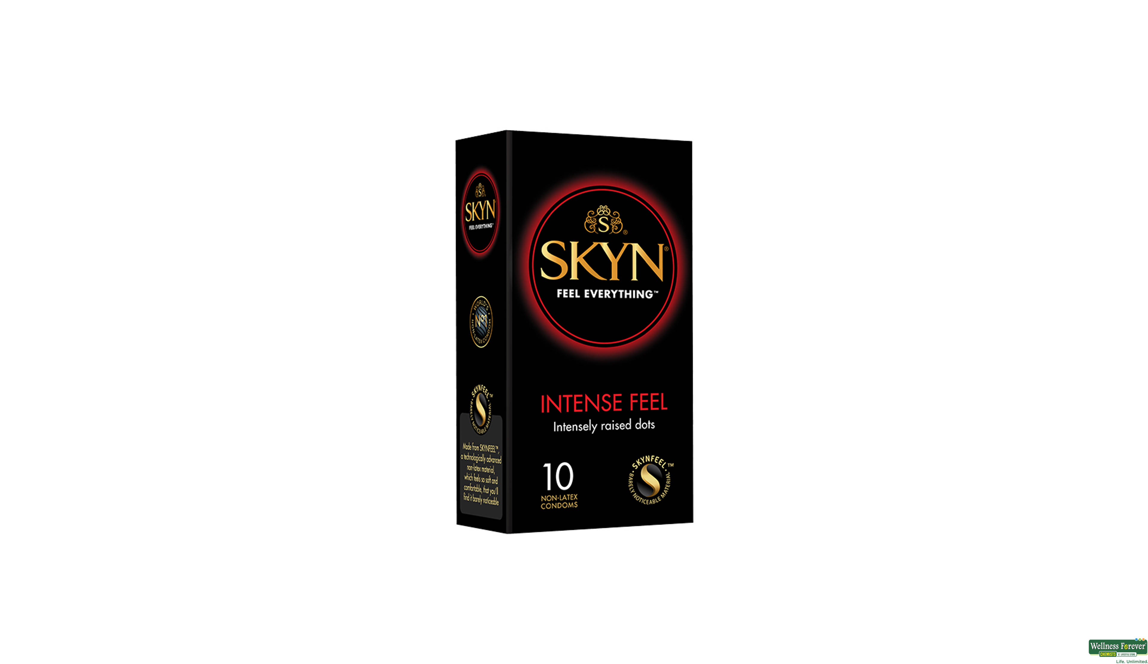 SKYN CONDOM INTENSE FEEL 10PC- 1, 10PC, 