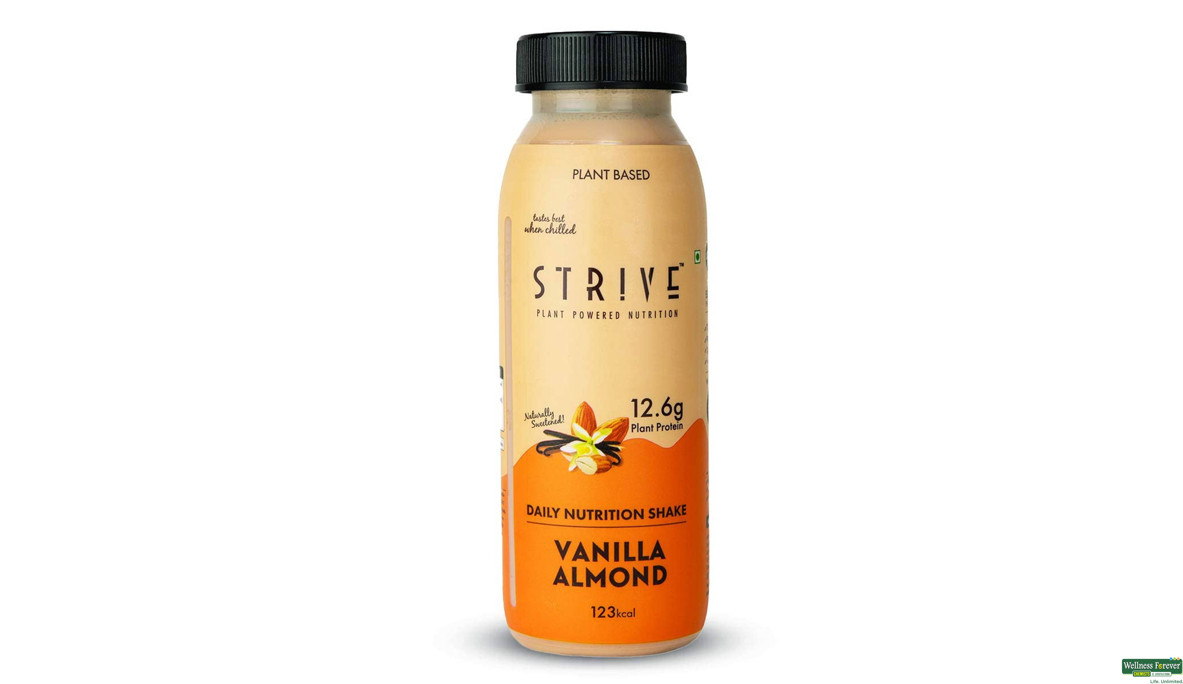 STRIVE NUTRI SHAKE VANILLA ALMOND 200ML- 1, 200ML, null