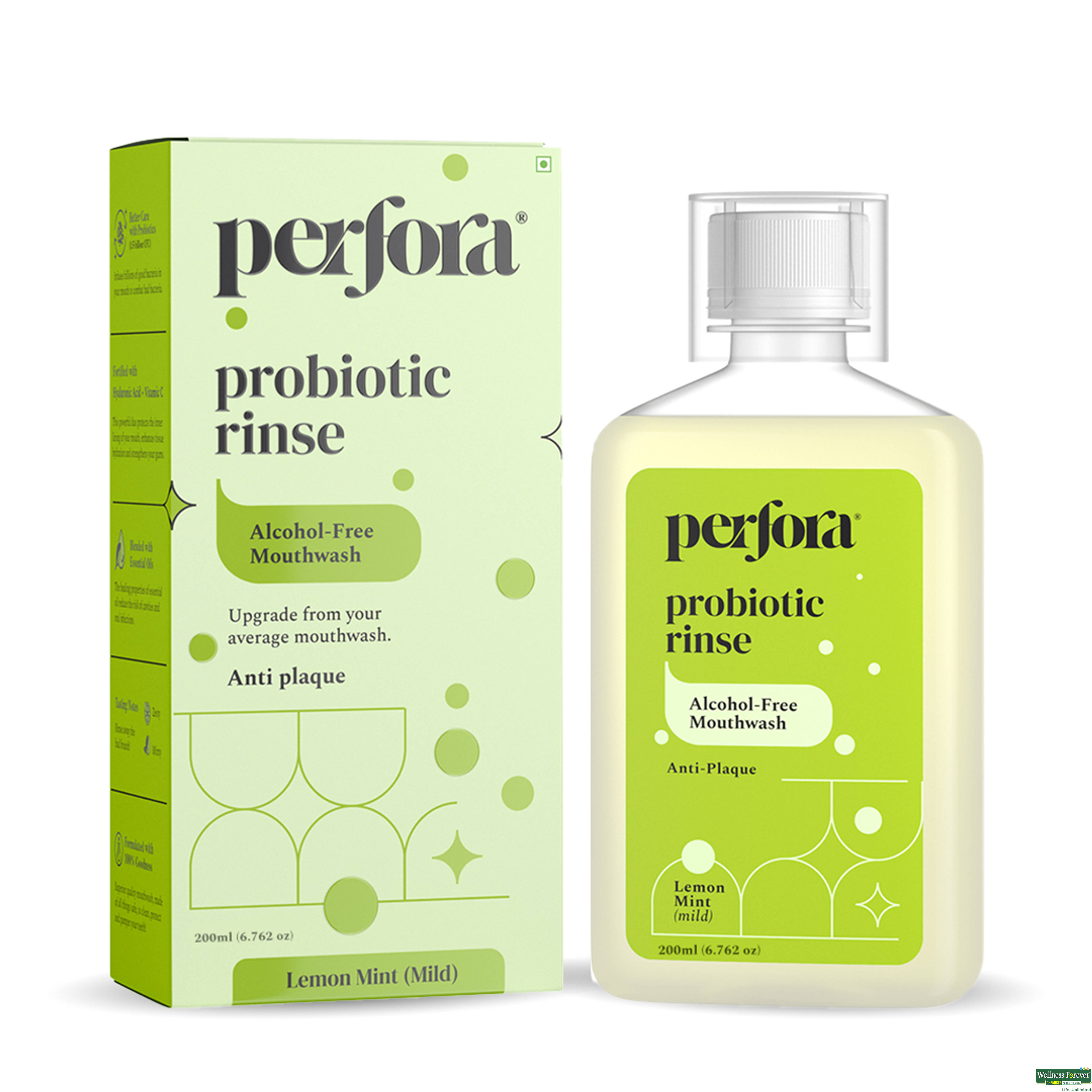 PERFORA M/WASH PROBIOTIC LEMON MINT 200ML-image