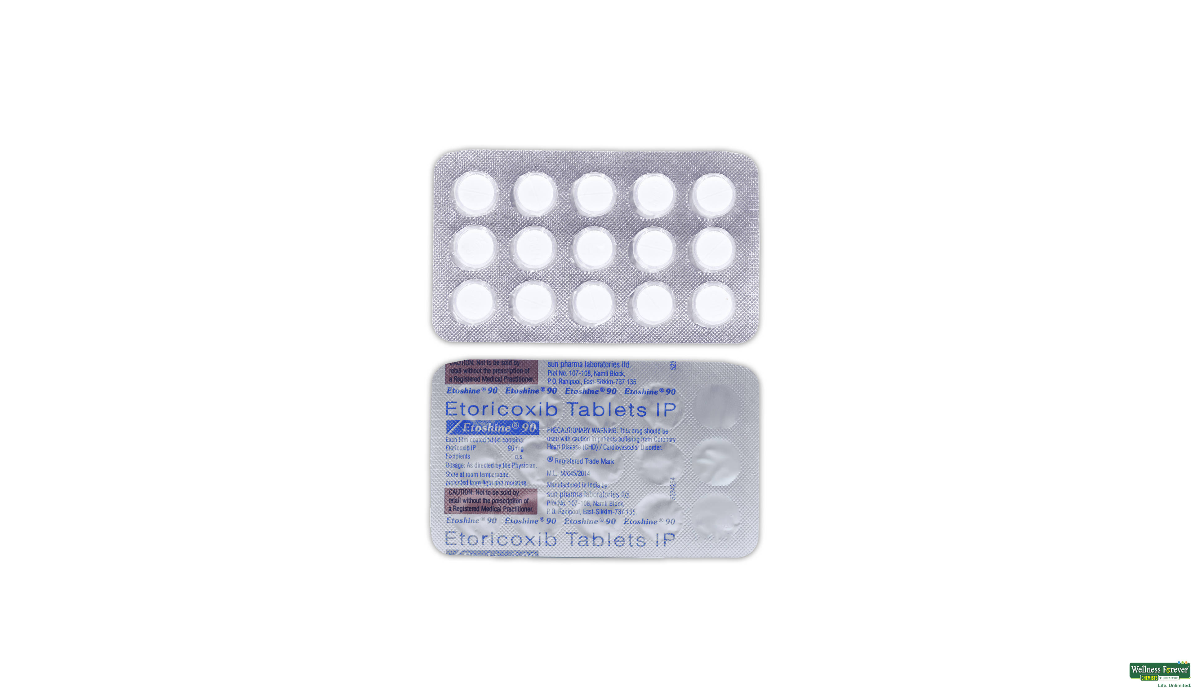 ETOSHINE 90MG 15TAB- 2, 15TAB, null