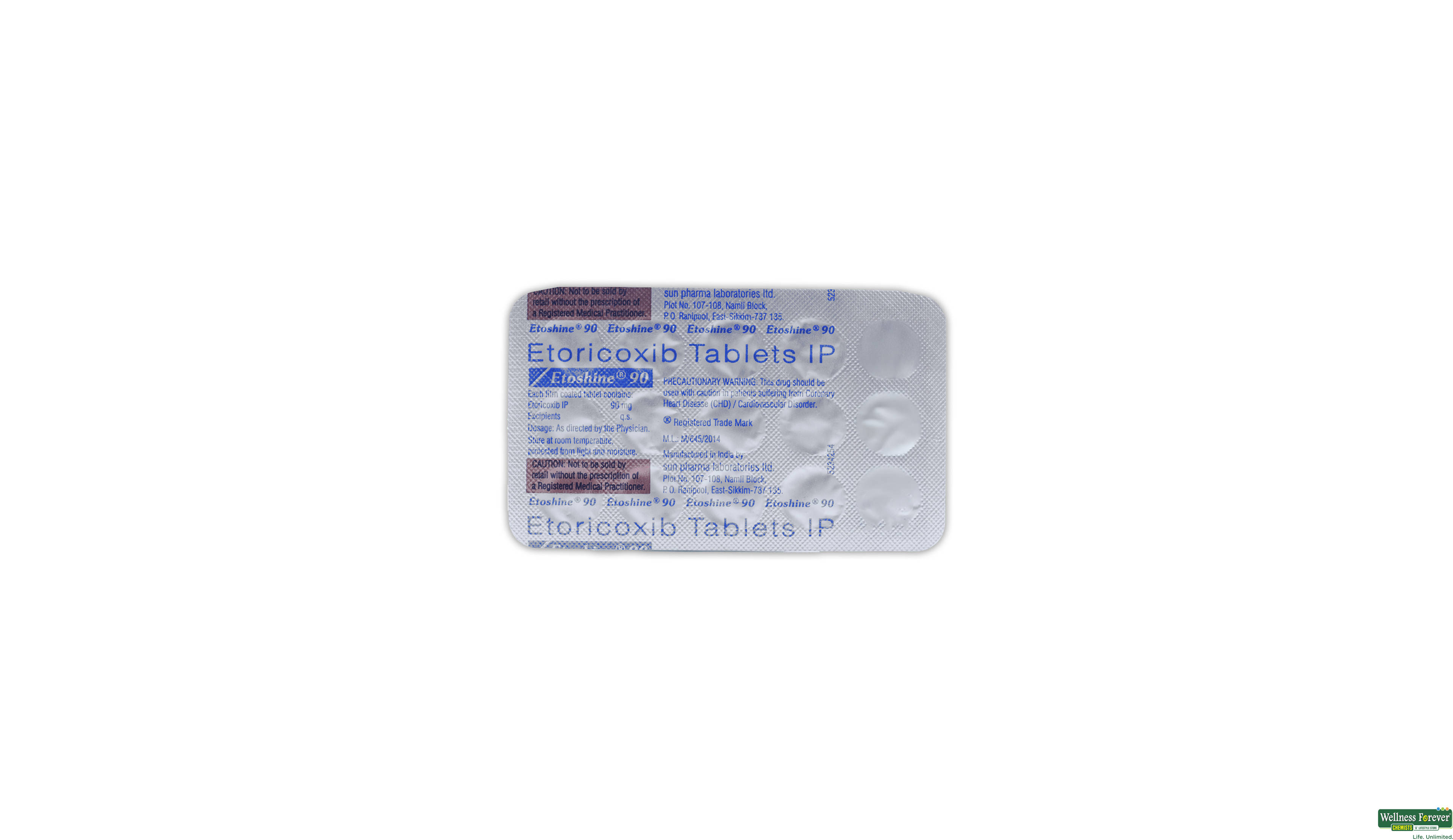 ETOSHINE 90MG 15TAB- 3, 15TAB, null
