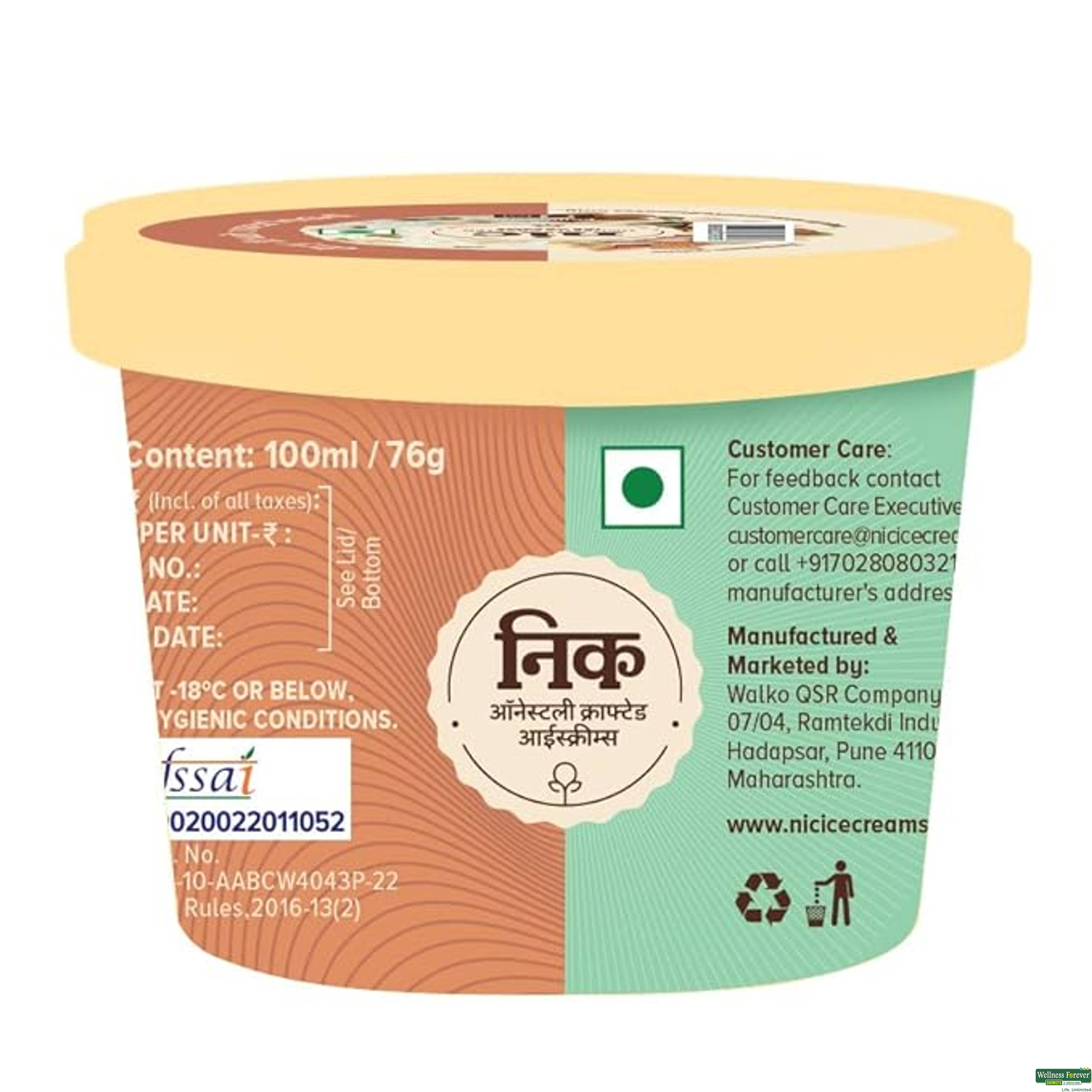 NIC Dryfruit Over Load Ice Cream 100ml-image