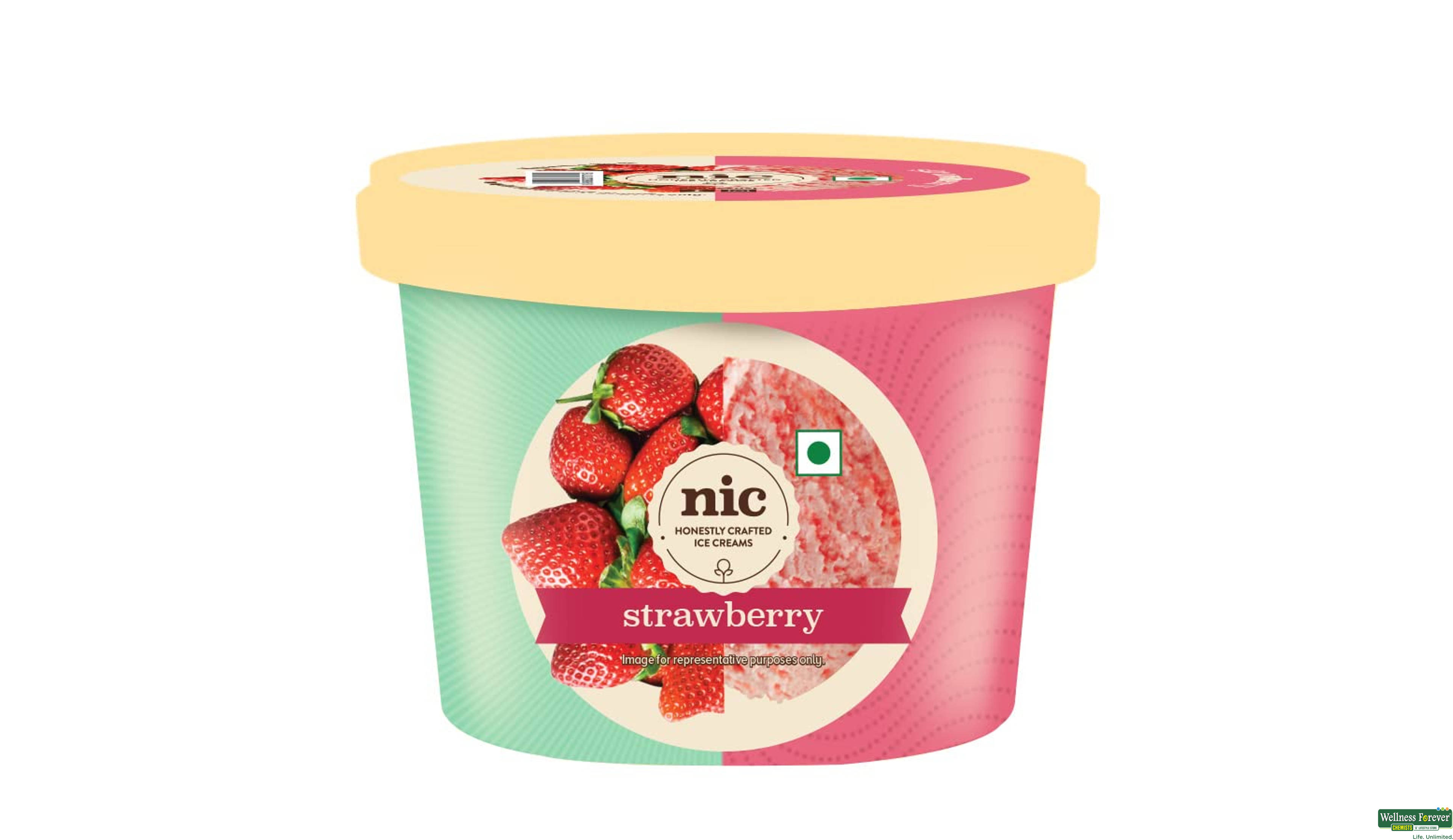 NIC I/C STRAWBERRY  100ML- 1, 100ML, null