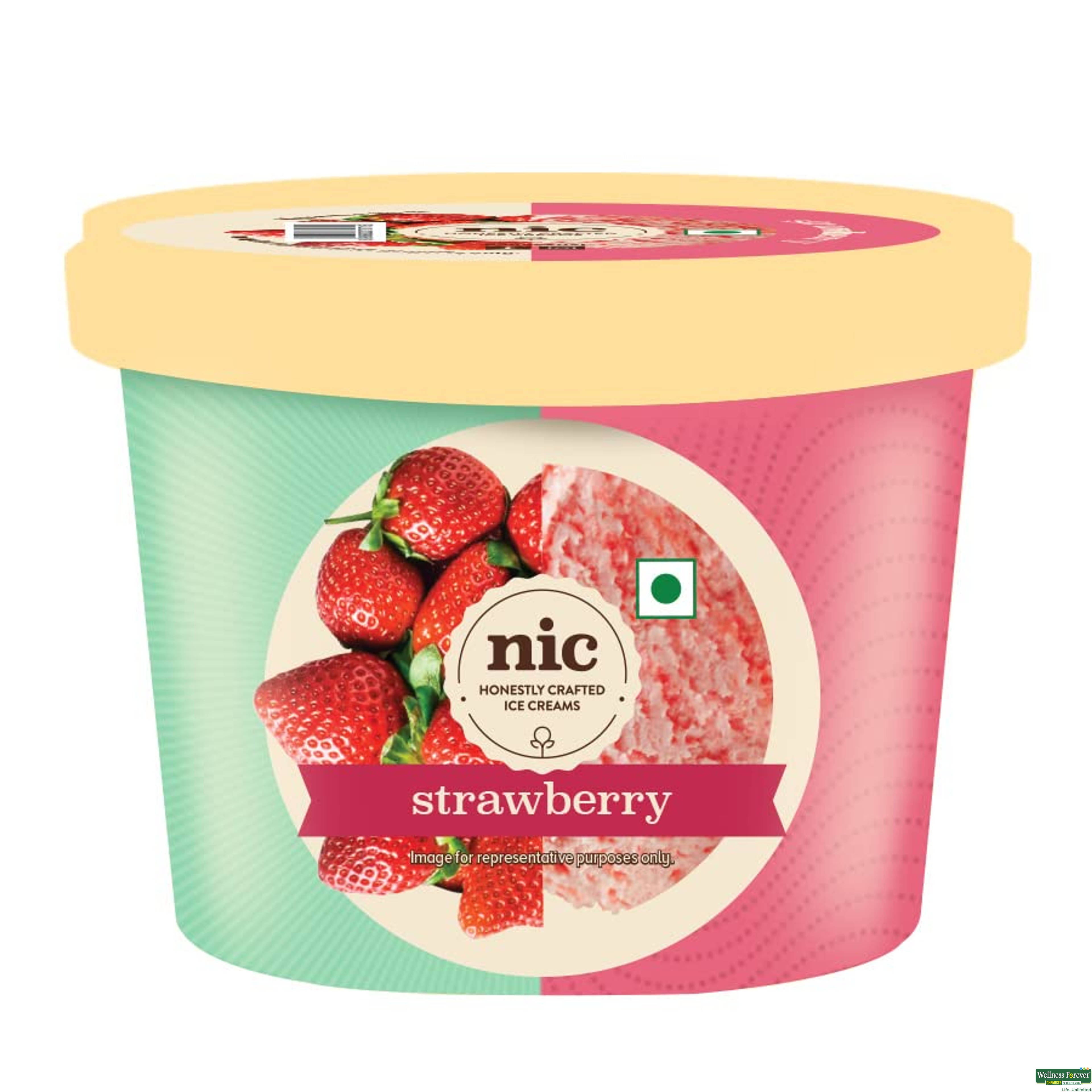 NIC Strawberry Ice Cream 100ml-image