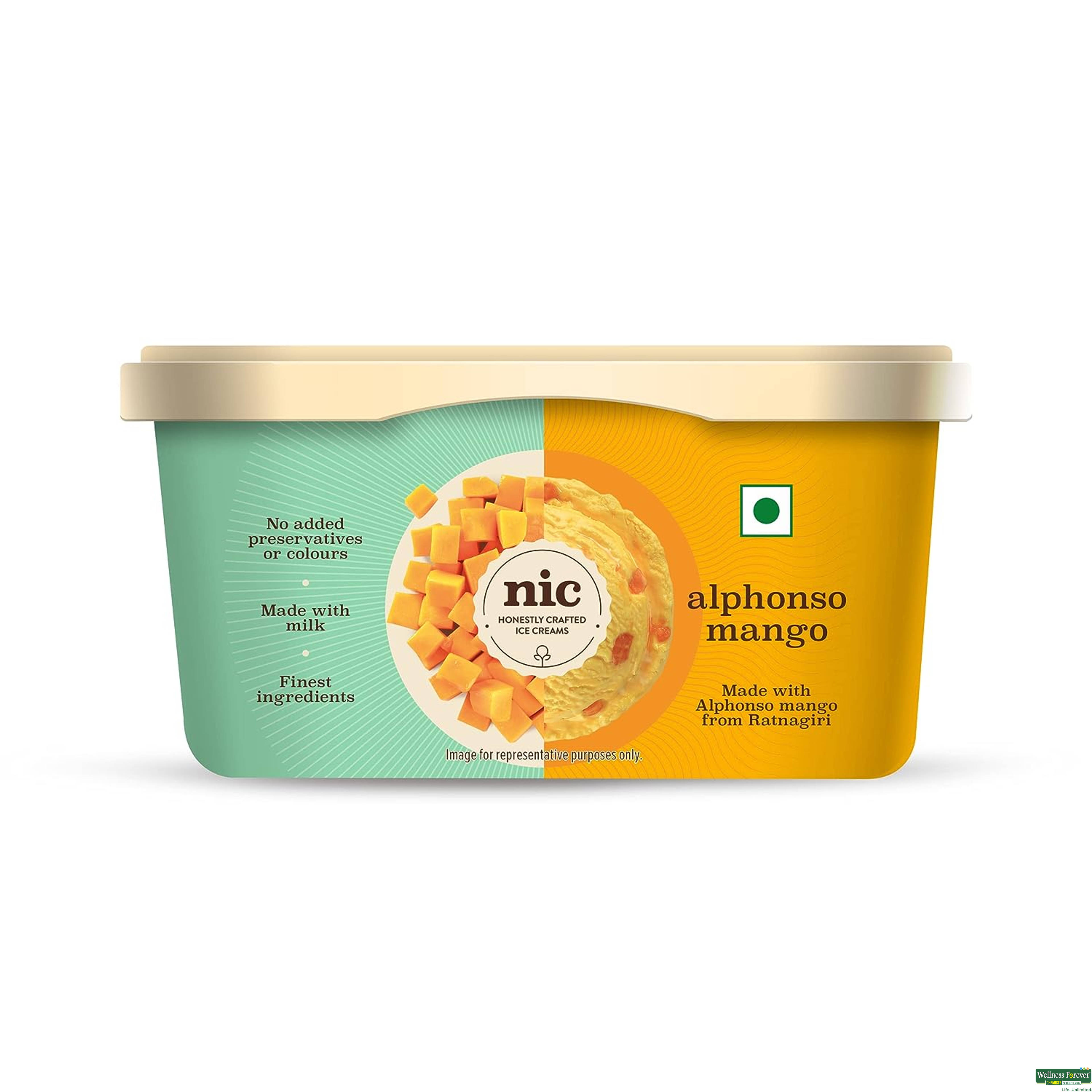 NIC Alphonso Mango Ice Cream, 500 ml-image