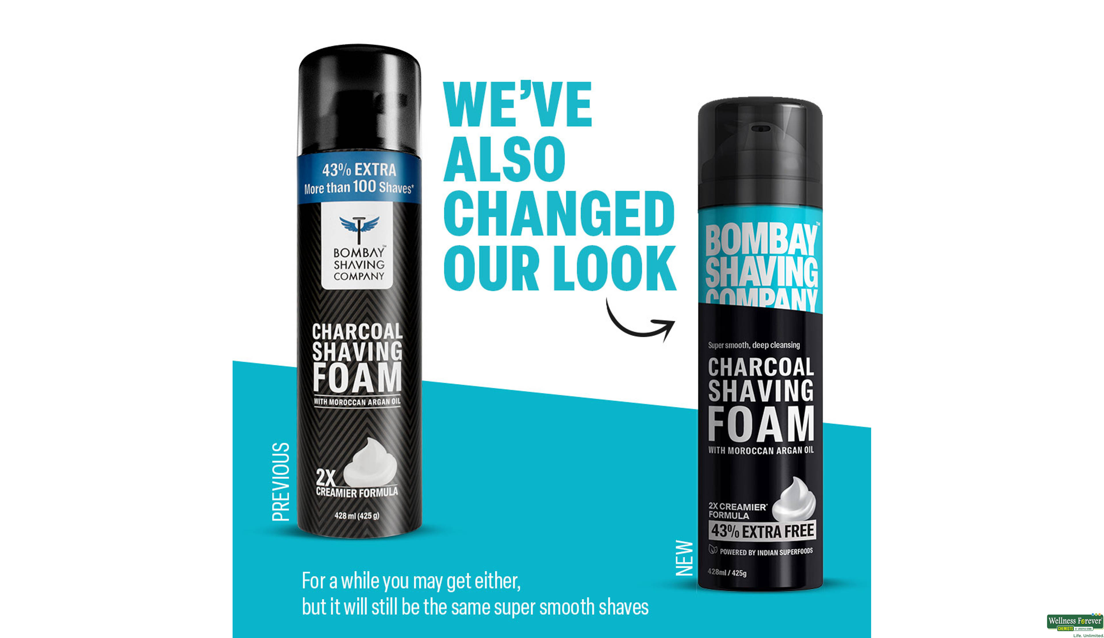 BOMBAY SHAVING SH/FOAM CHARCOAL 425GM- 5, 425GM, null
