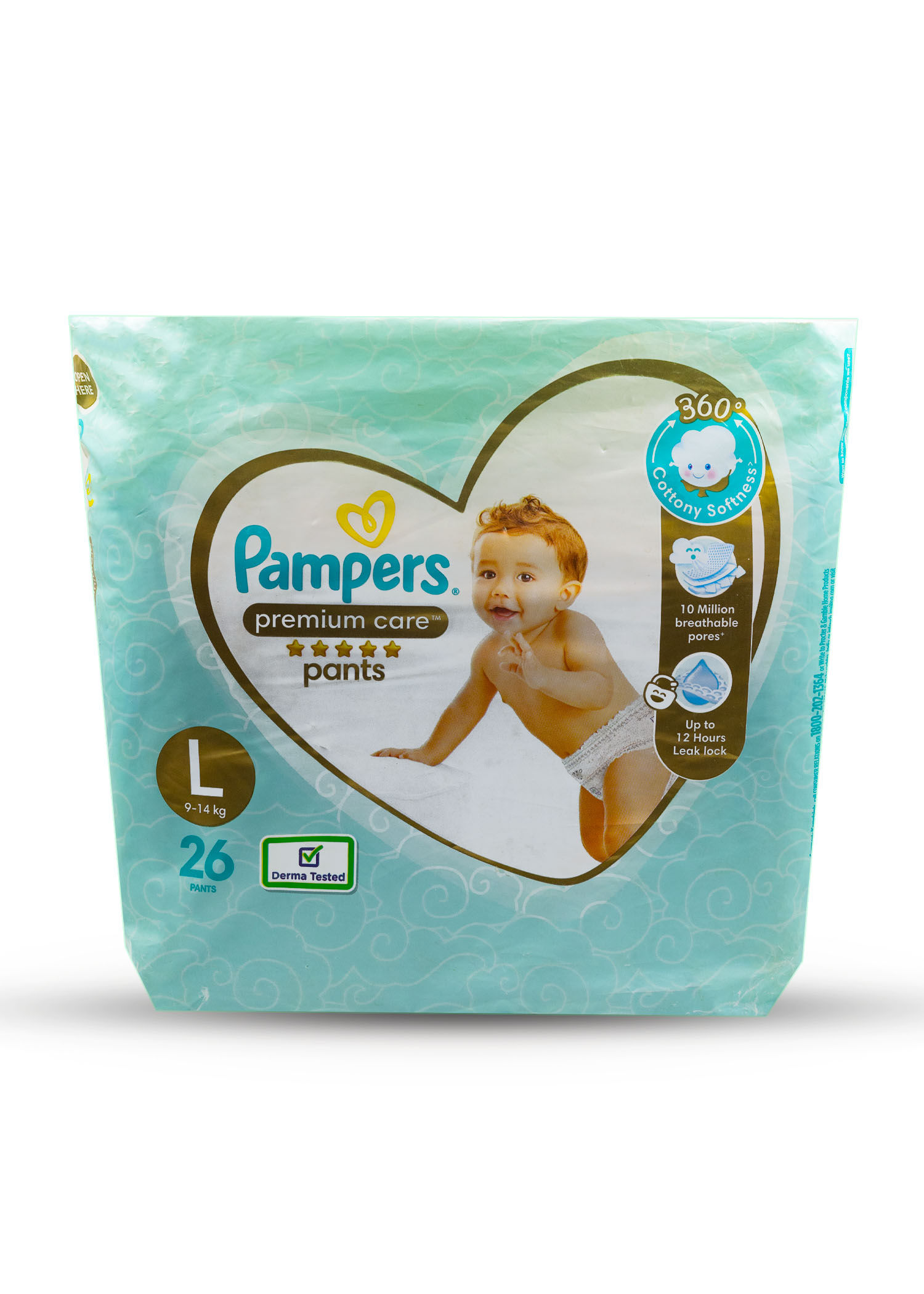 PAMP DIAP PREMIUM CARE PANTS L 26PC
