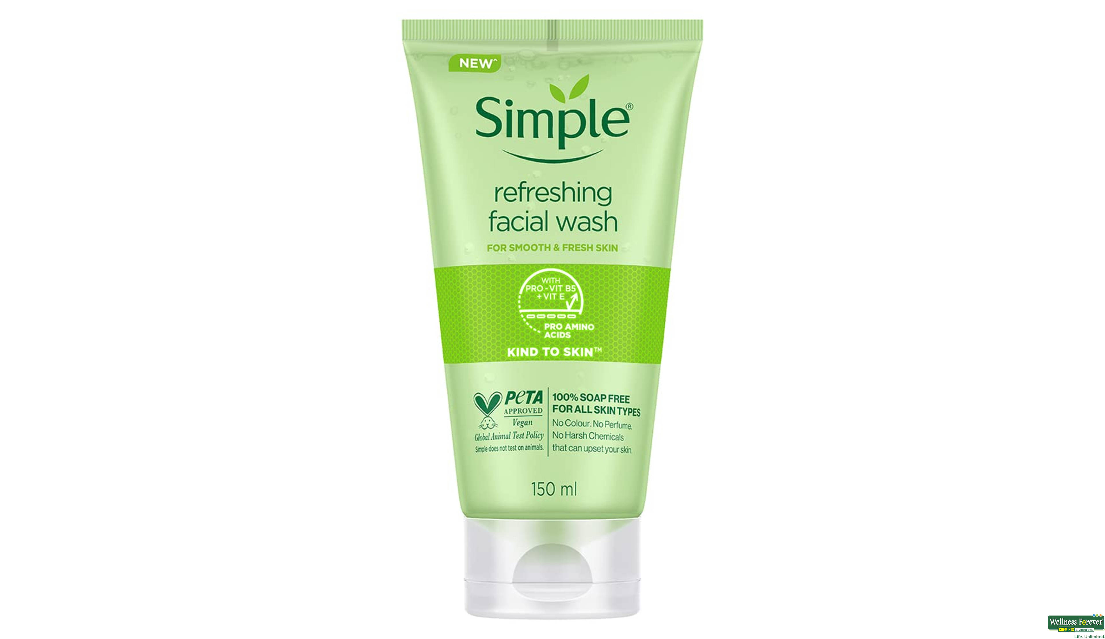 SIMPLE KIND TO SKN REFRESH F/WASH 150ML- 1, 150ML, null