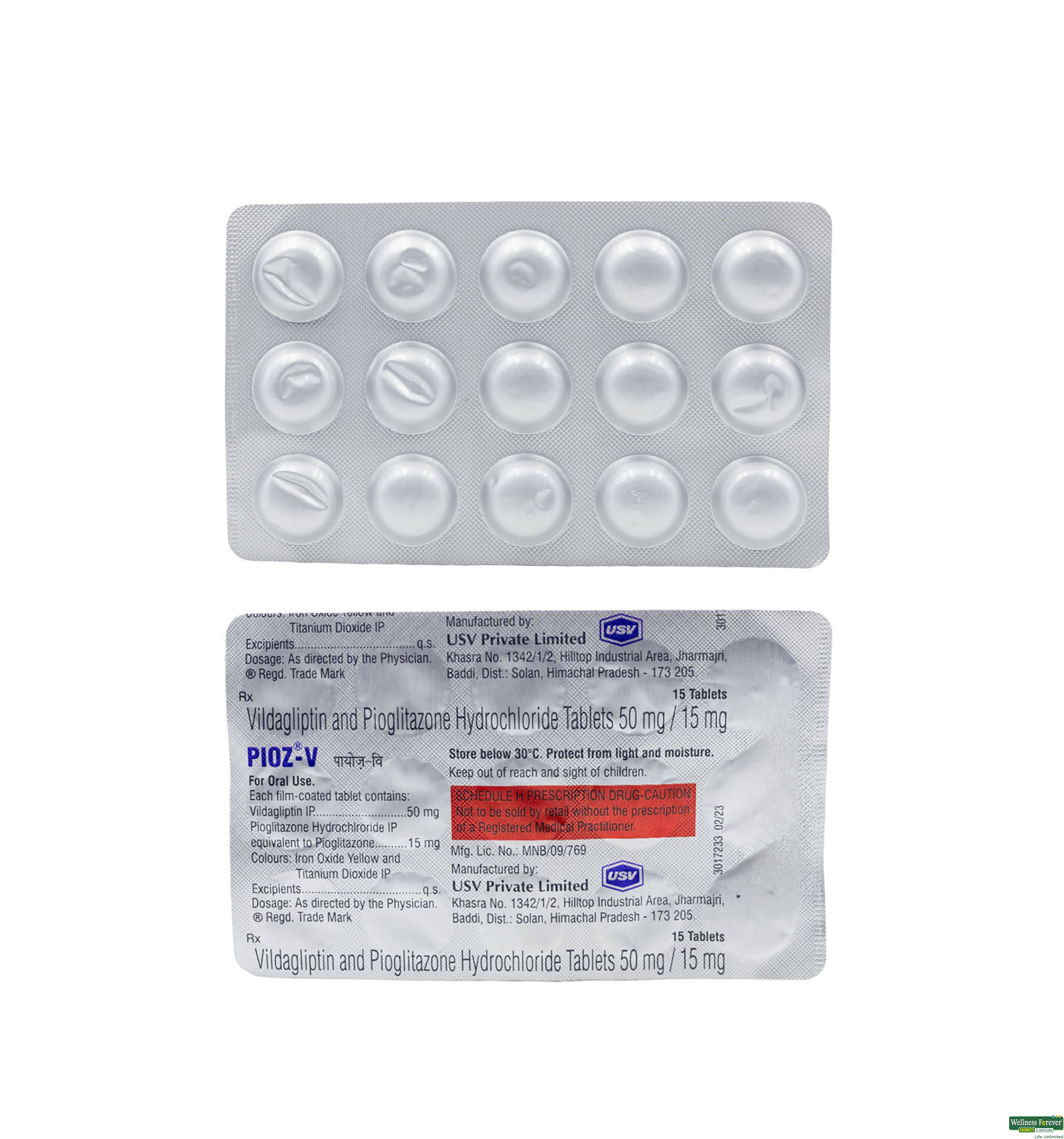 Pioz V 15 Tablets-image