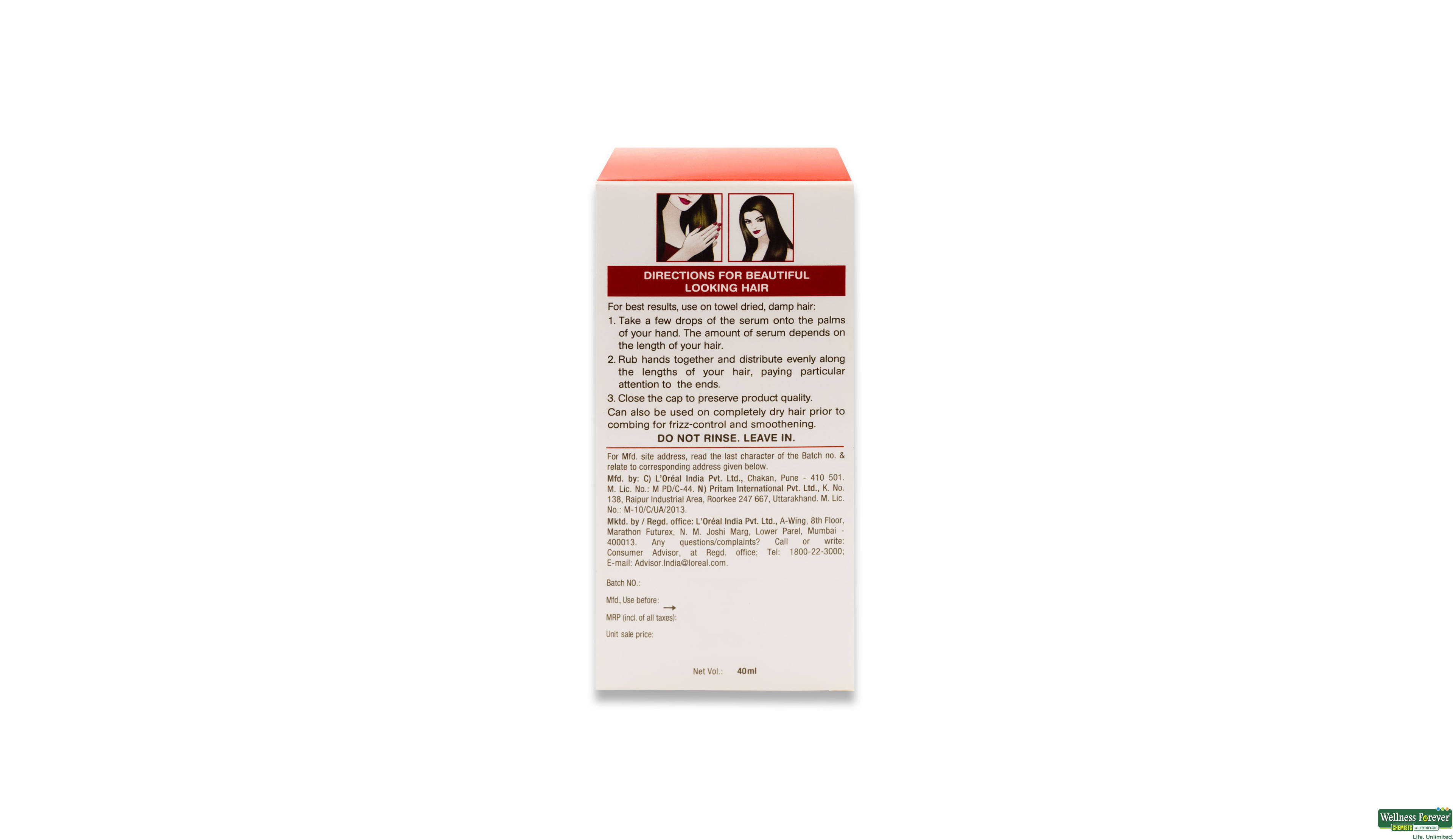 LOREAL TR5 HAIR SERUM 40ML- 3, 40GM, null