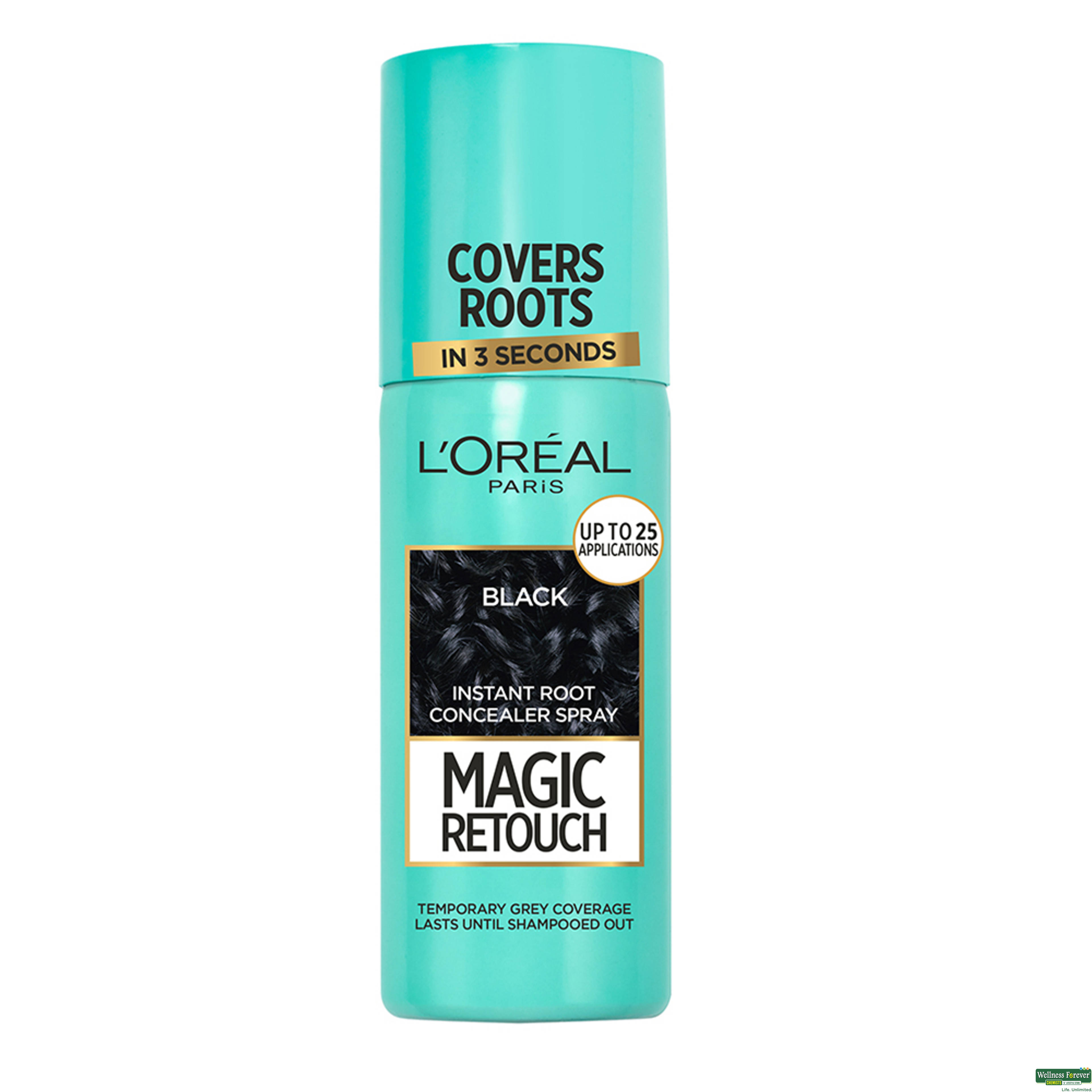 L'Oreal Paris Magic Retouch, 1 Black, 75ml-image