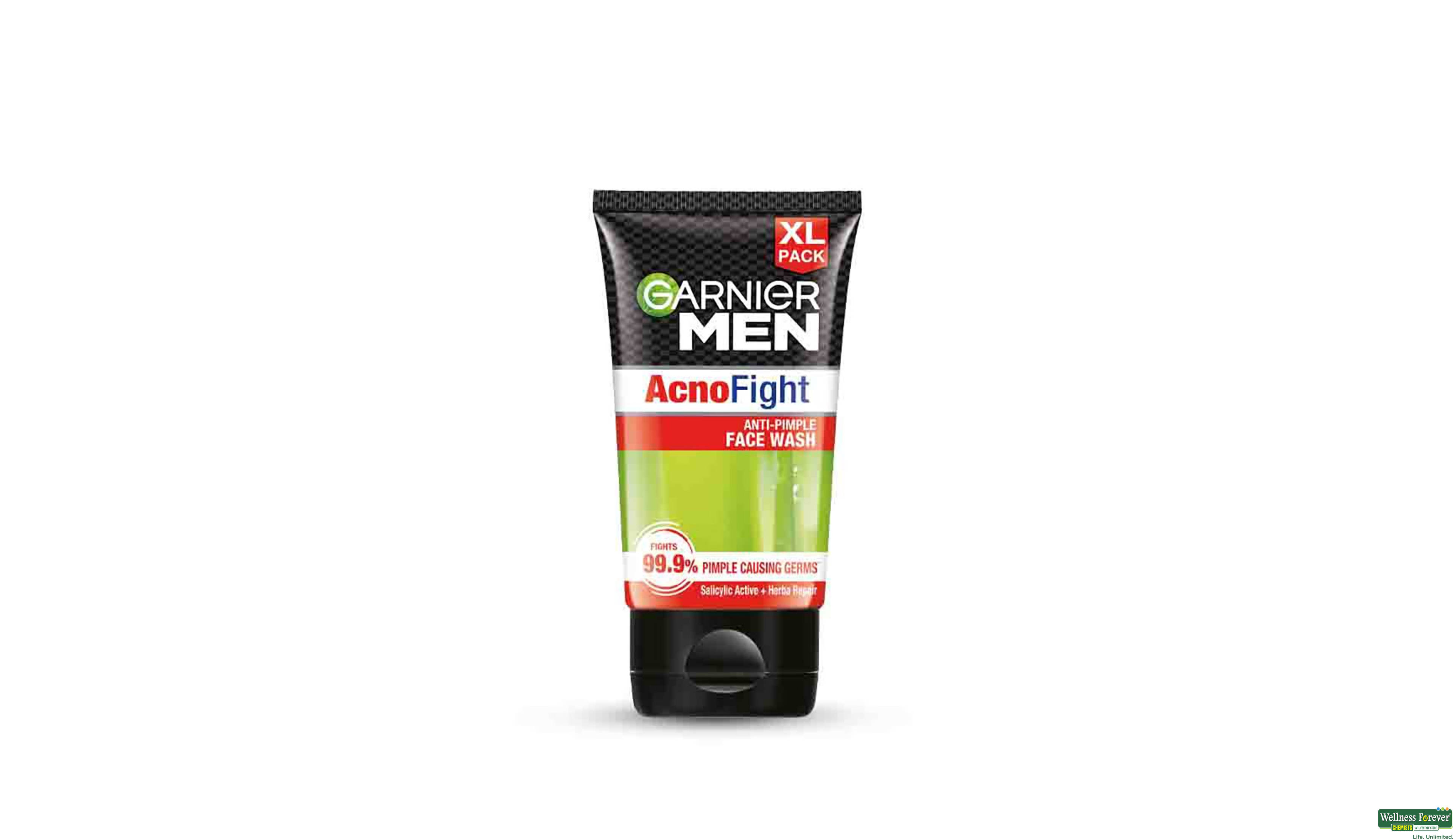 GARNIER MEN ACNOFIGHT F/WASH 150GM- 1, 150GM, null