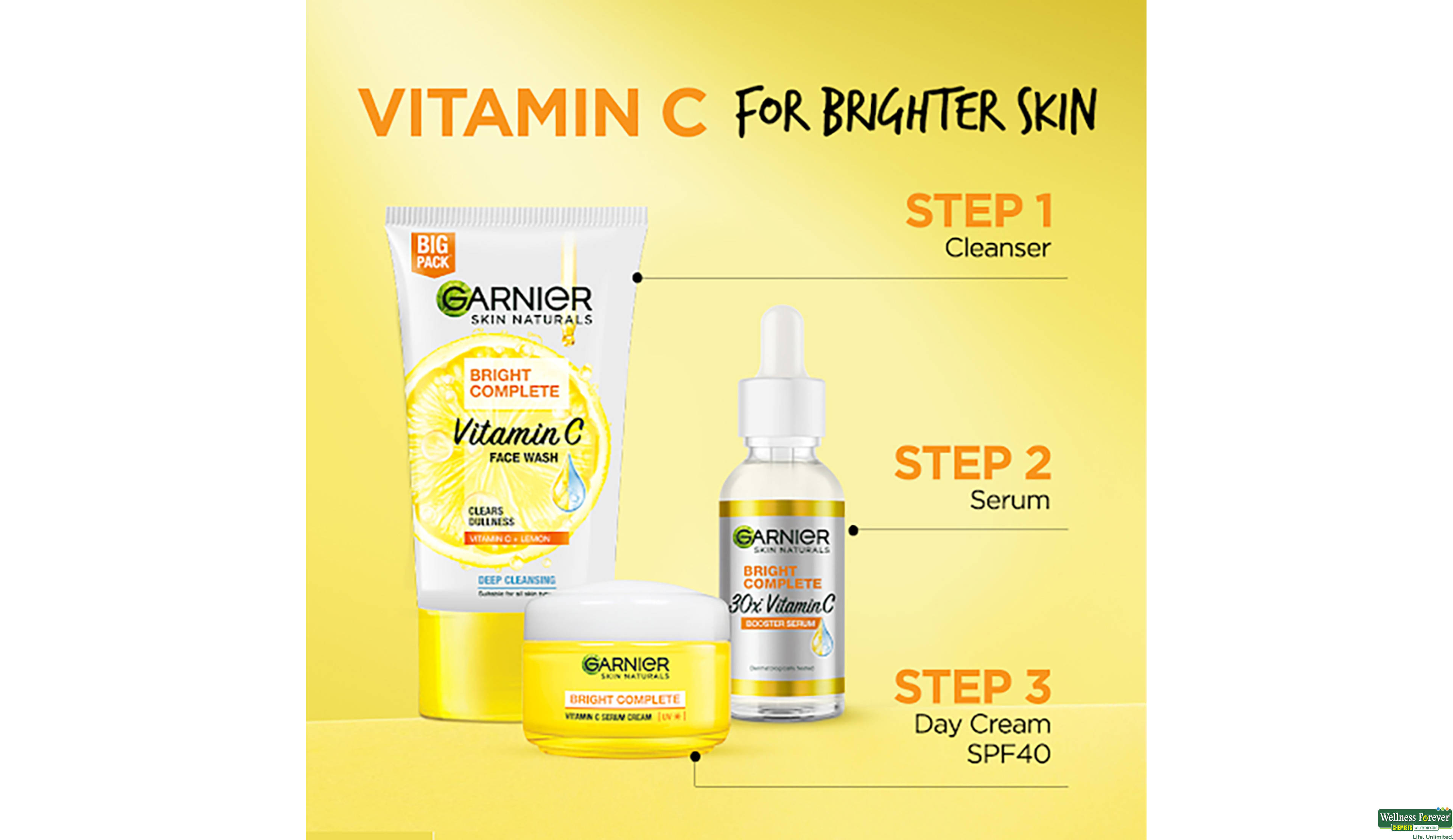 GARNIER BRIGHT COMPLETE F/WASH 150 GM- 6, 150GM, null