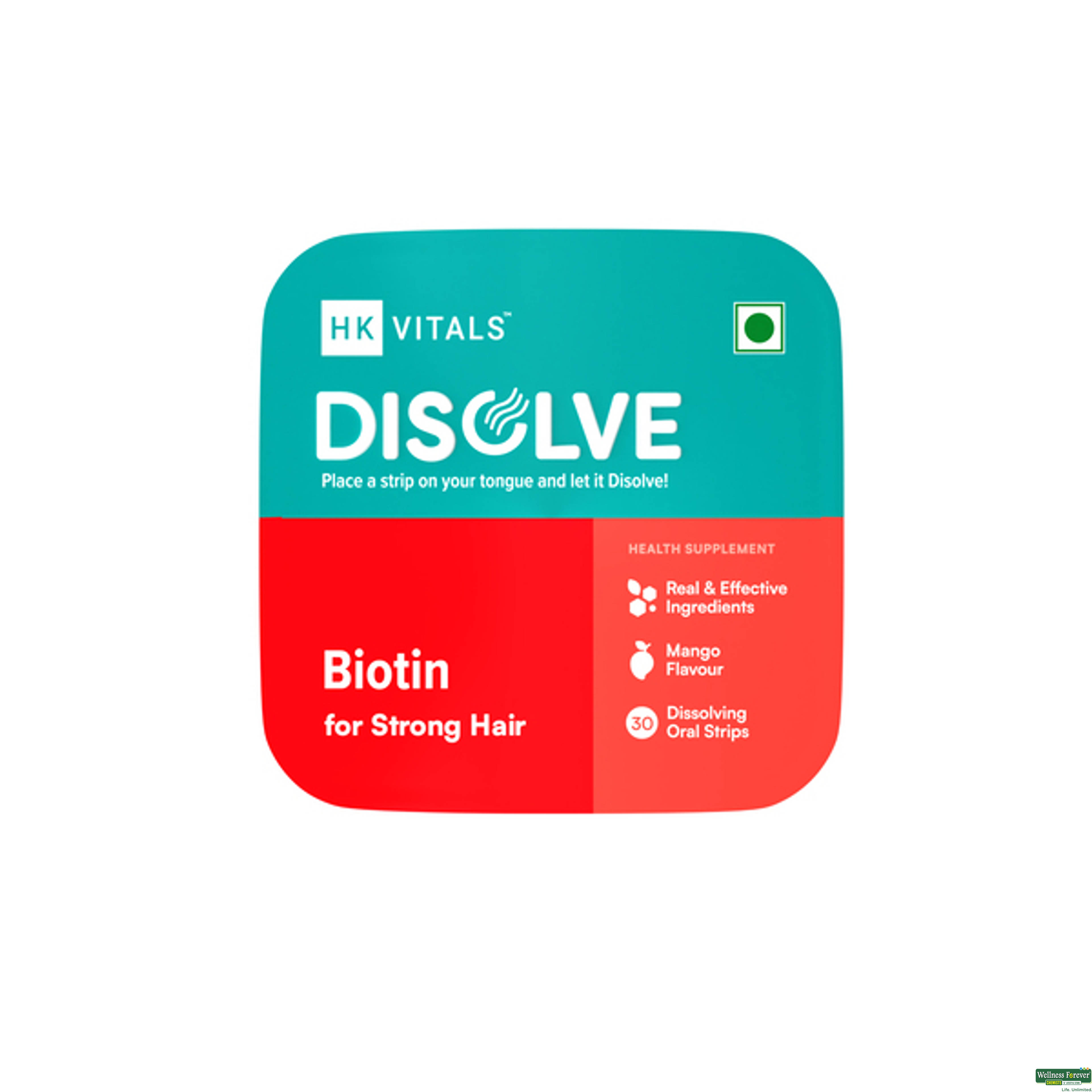 HEALTHKART DISOLVE BIOTIN 30 STRIPS-image