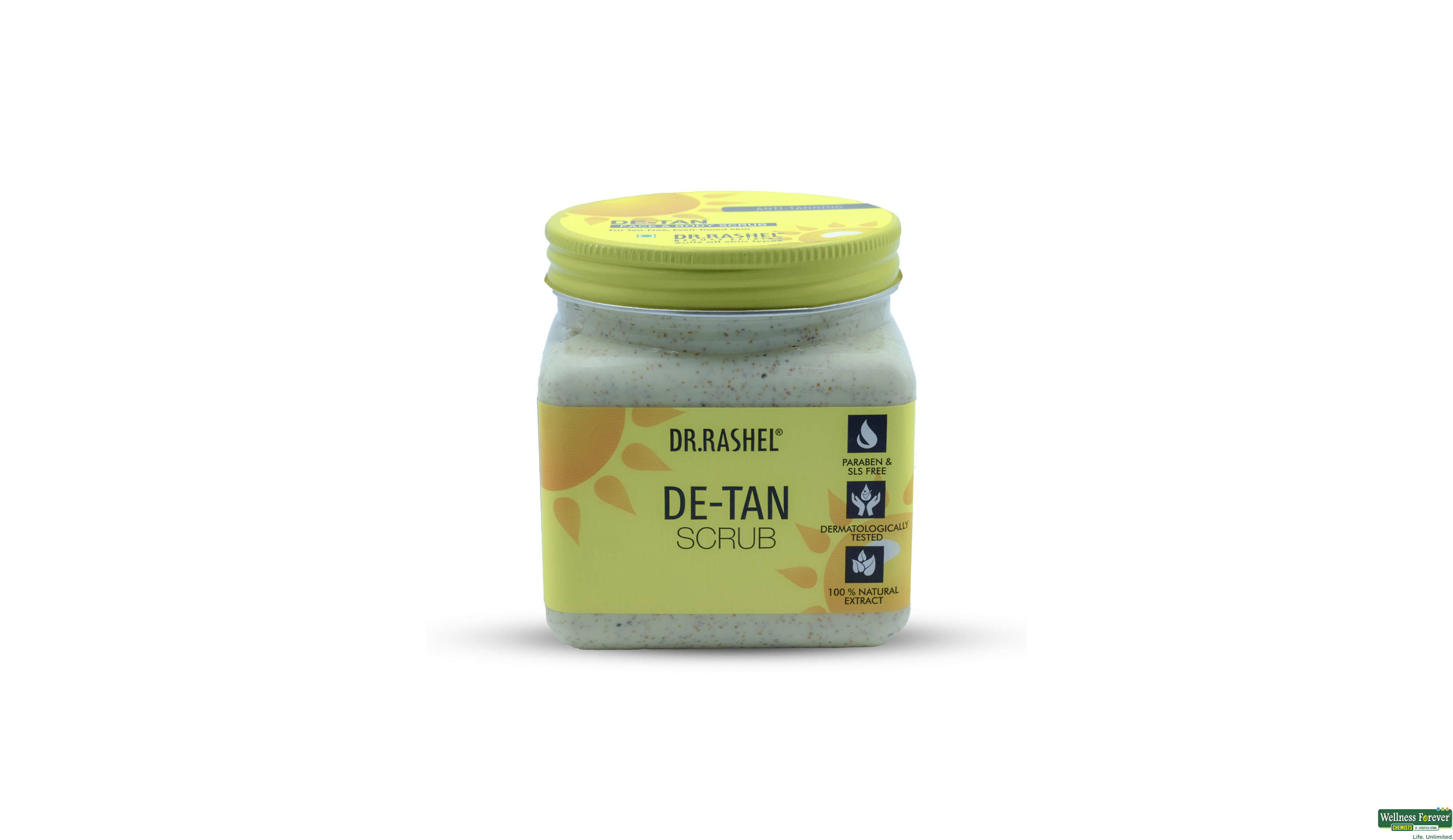 DR.RASHEL DE-TAN FACE & BODY SCRUB 380ML- 1, 380ML, null