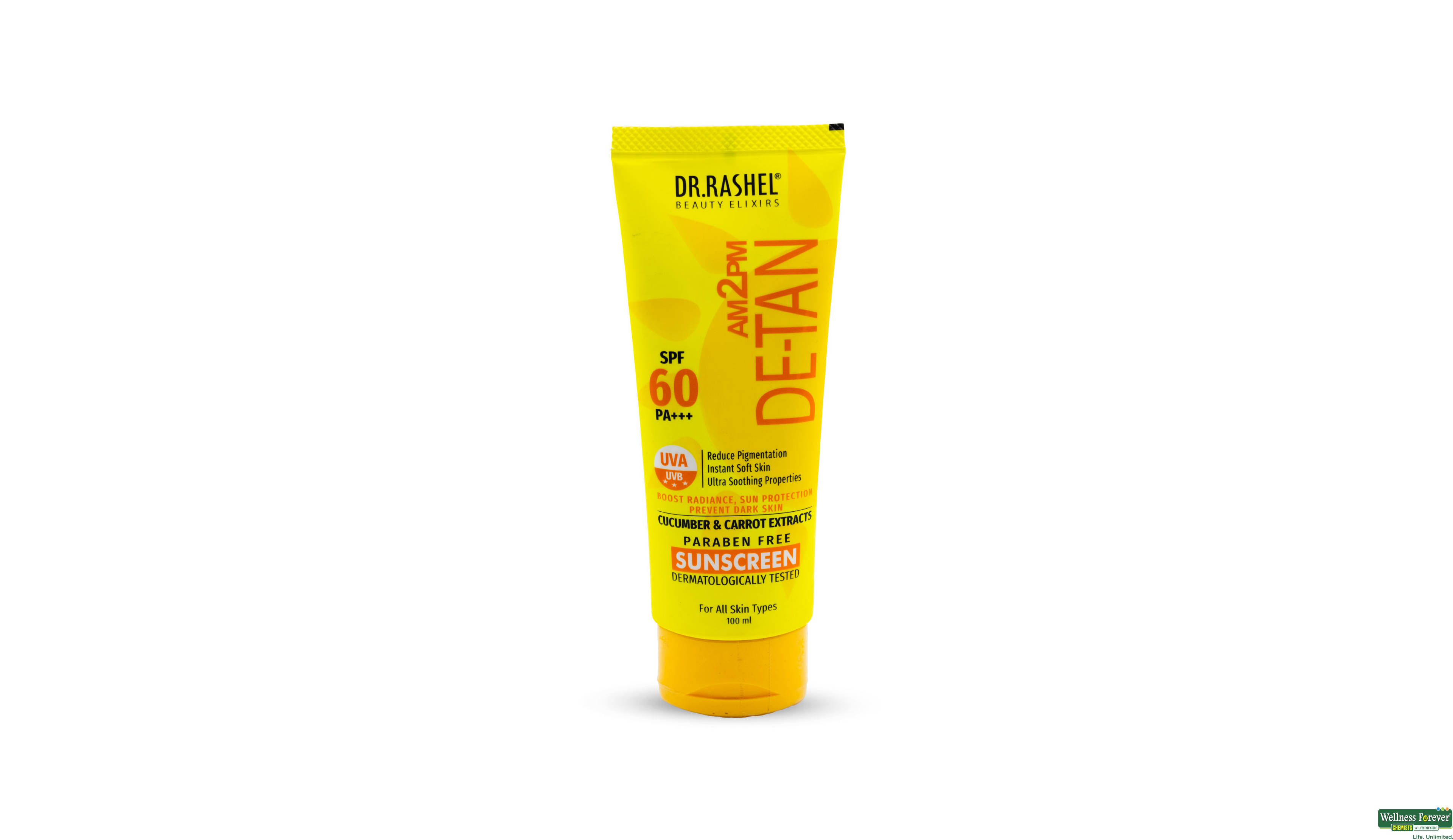 DR.RASHEL DTAN SUNSCREEN SPF 60+ 100ML- 1, 100ML, null