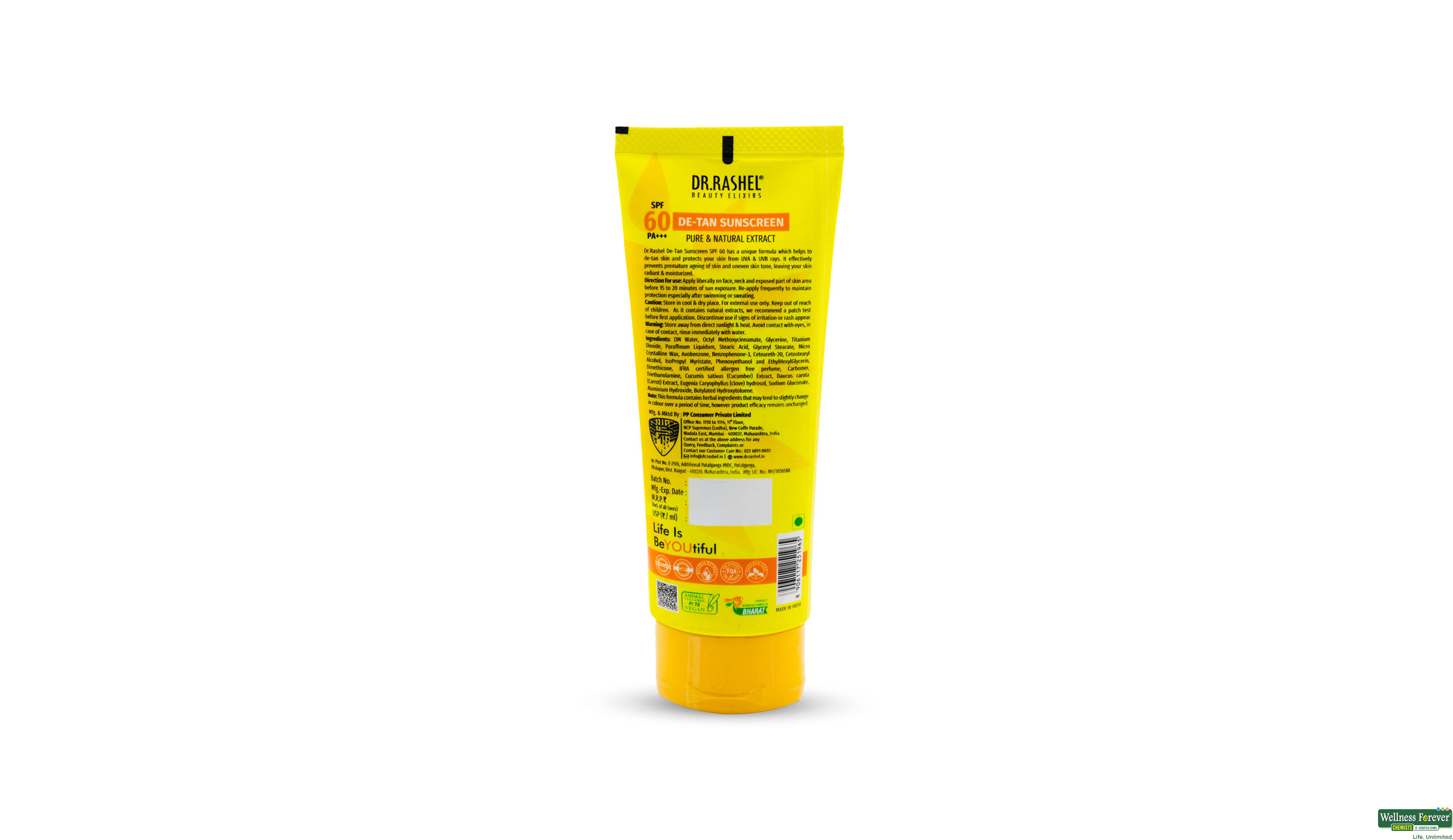 DR.RASHEL DTAN SUNSCREEN SPF 60+ 100ML- 2, 100ML, null