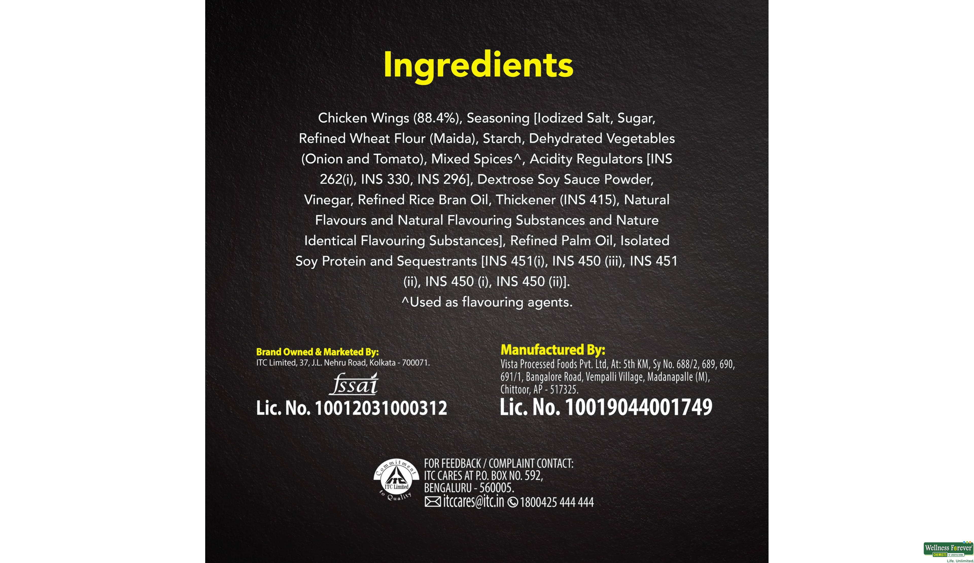 ITC MASTER CHEF BARBEQUE CHICKEN WINGS 360GM- 7, 360GM, null