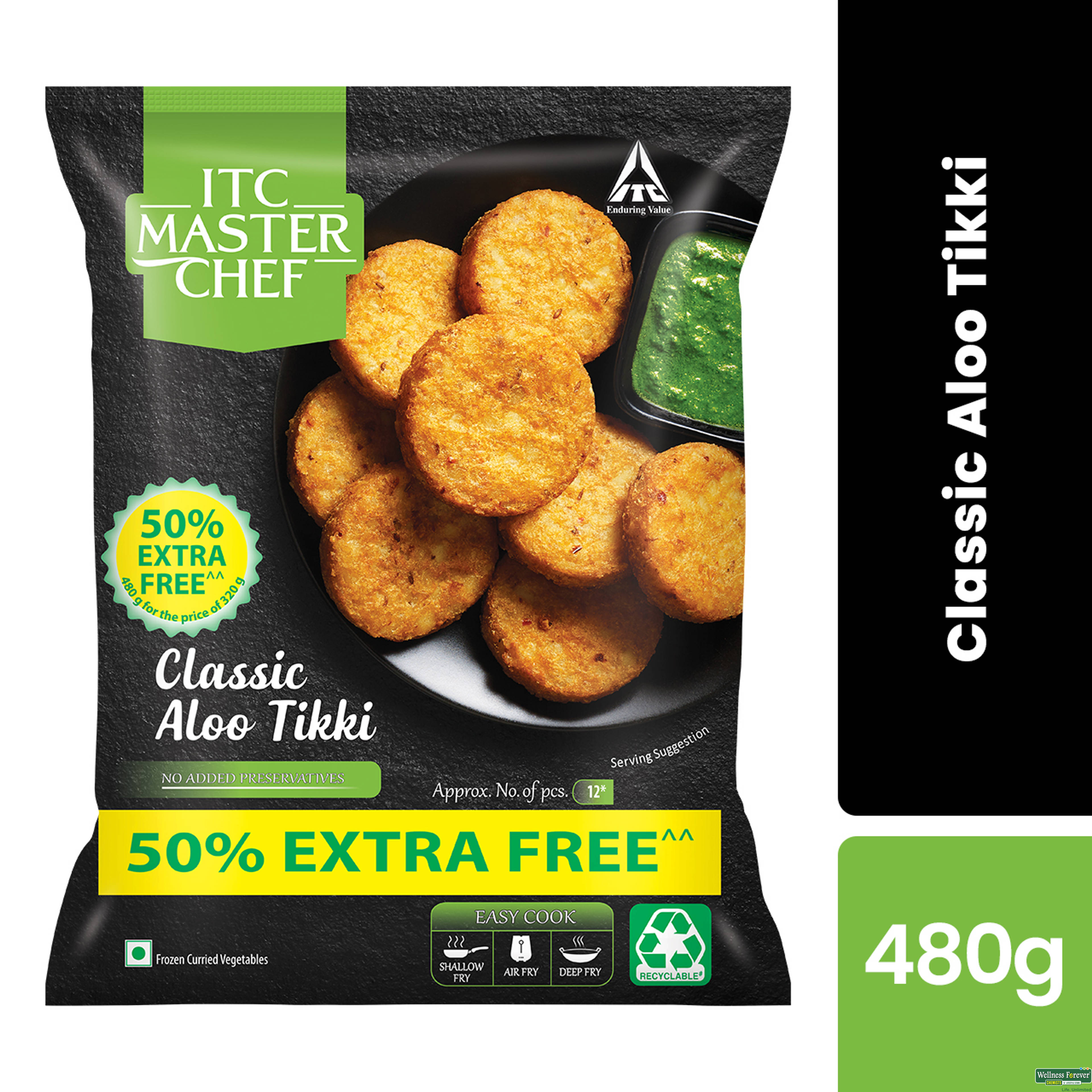 ITC Master Chef Classic Aloo Tikki 480g-image