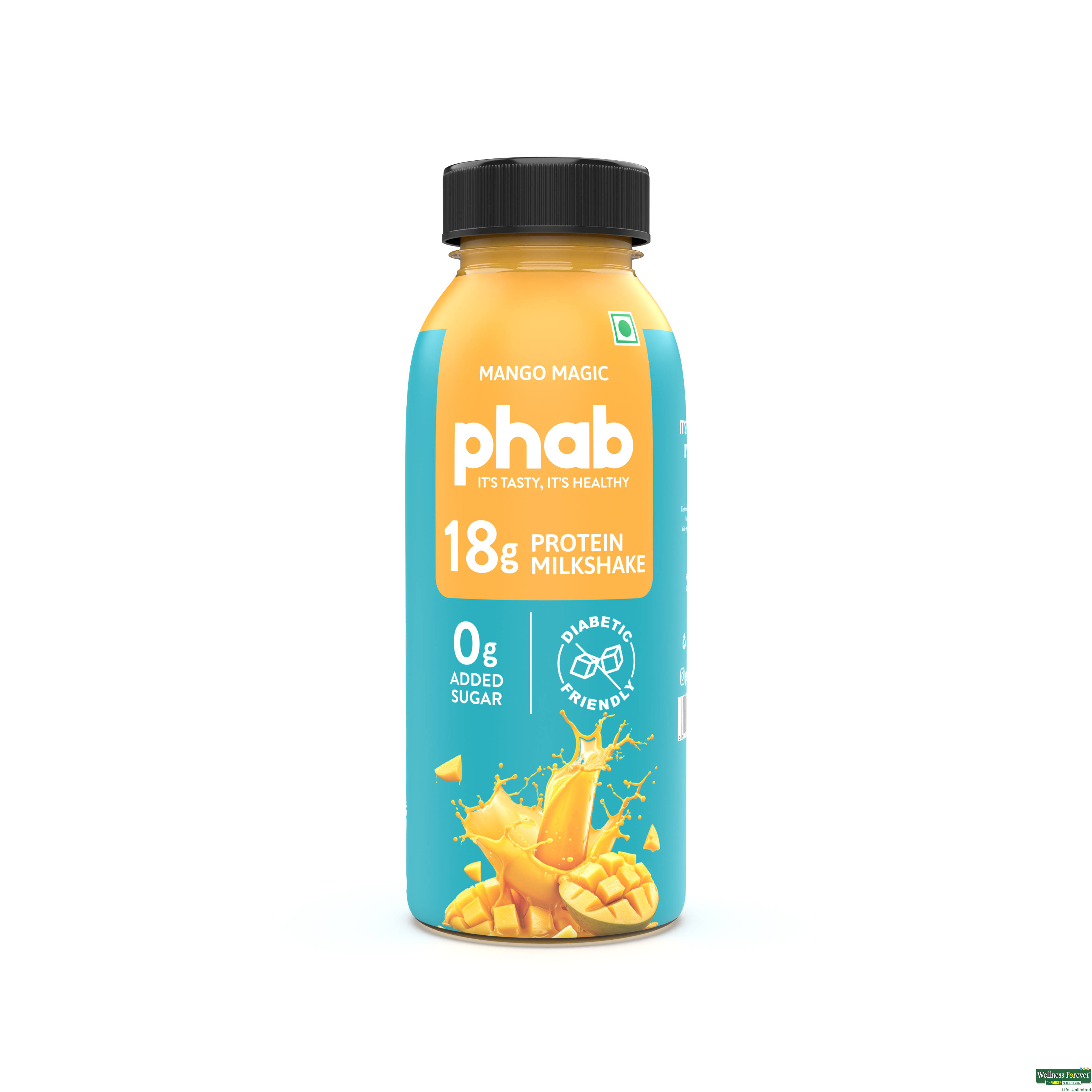 PHAB MILKSHAKE 18GM MANGO 180ML-image