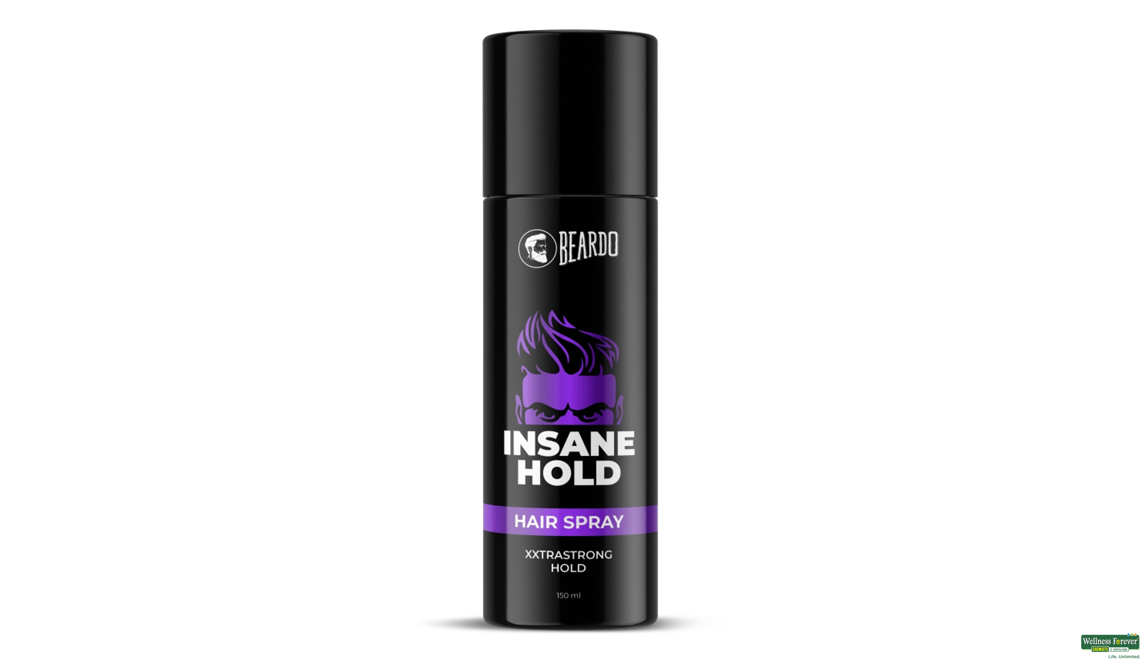 BEARDO HR/SPRAY INSANE HOLD 150ML- 1, 1PC, null