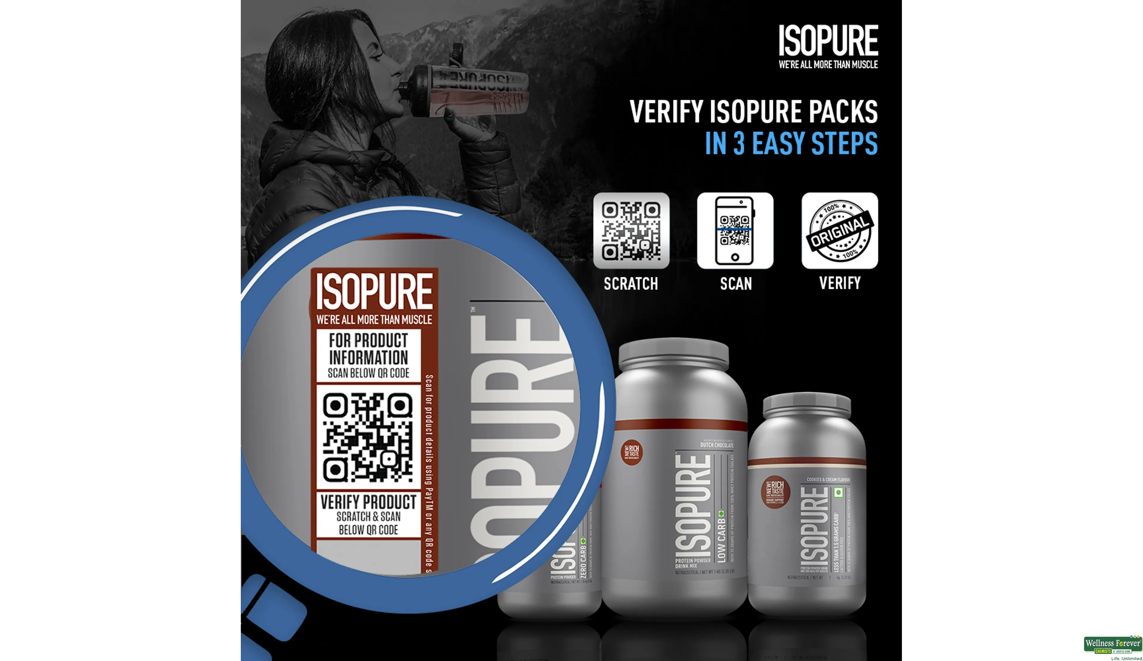 ISOPURE PWDR LOW CARB COOKIE&CREAM 0.5KG- 3, 0.5KG, null