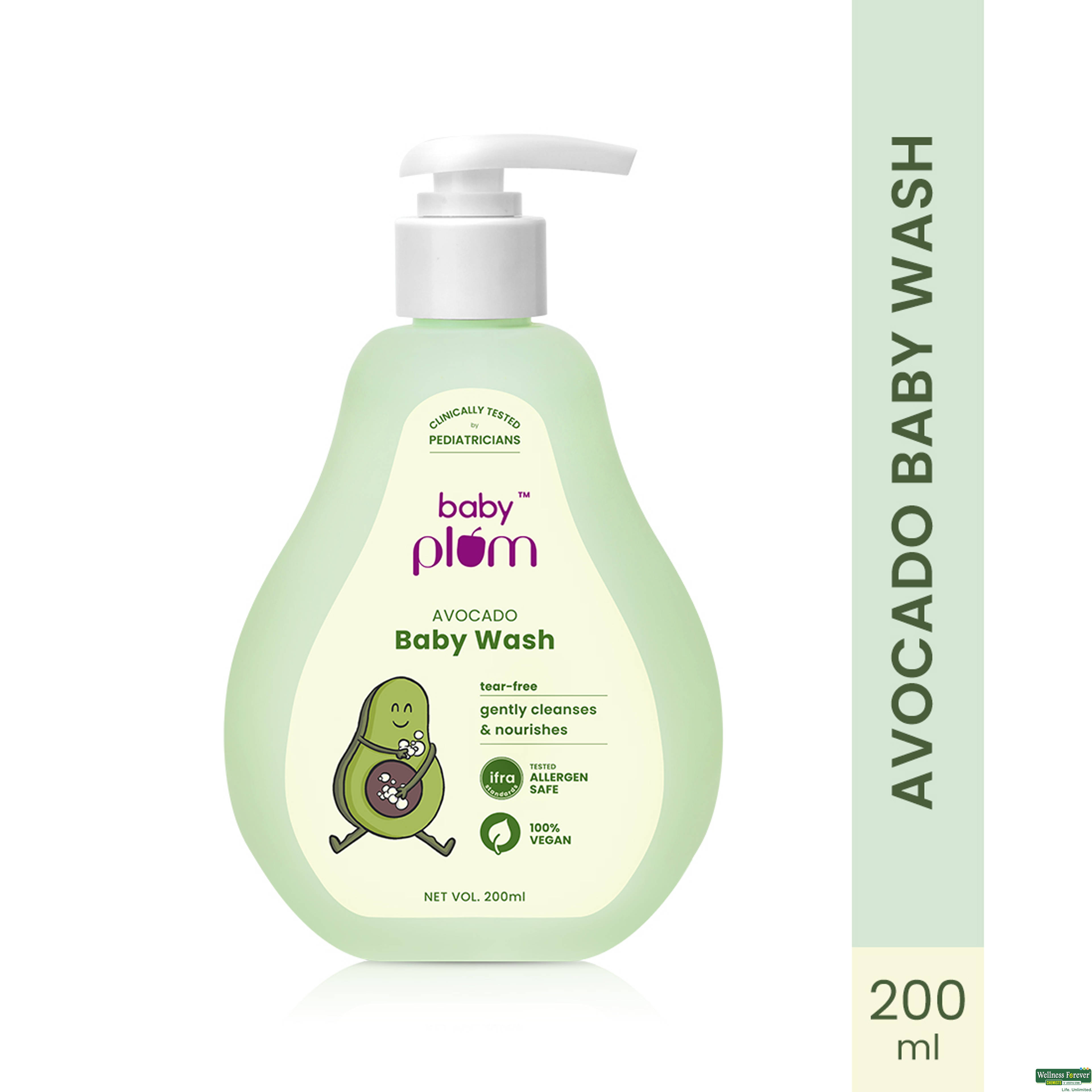 Baby Plum - Avocado Baby Wash, 200Ml-image