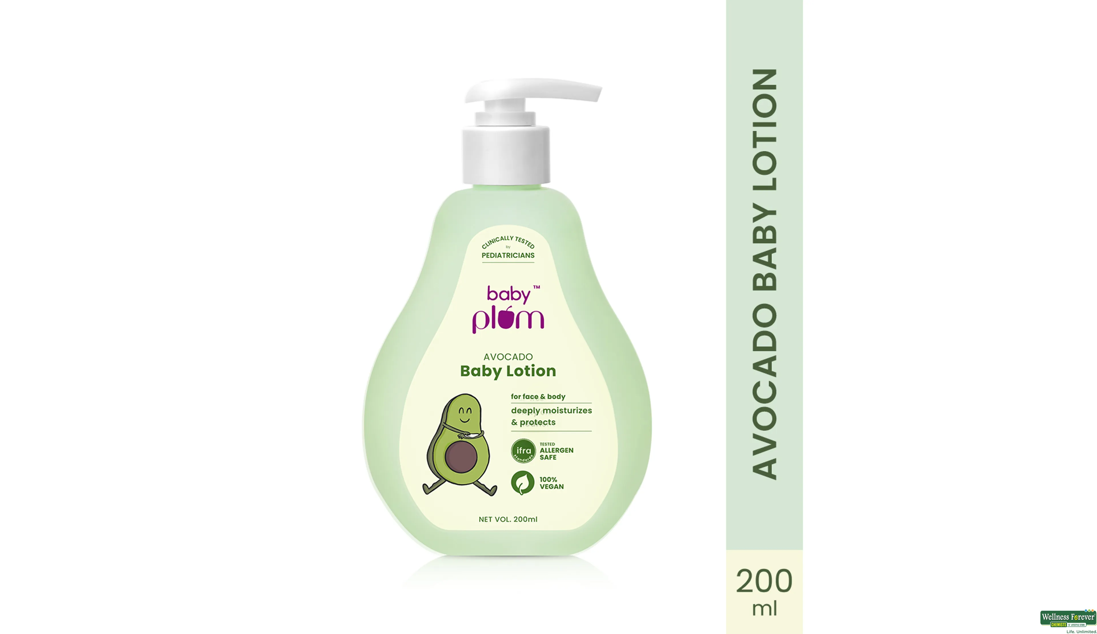 PLUM AVOCADO BABY LOTION 200ML- 1, 200ML, null