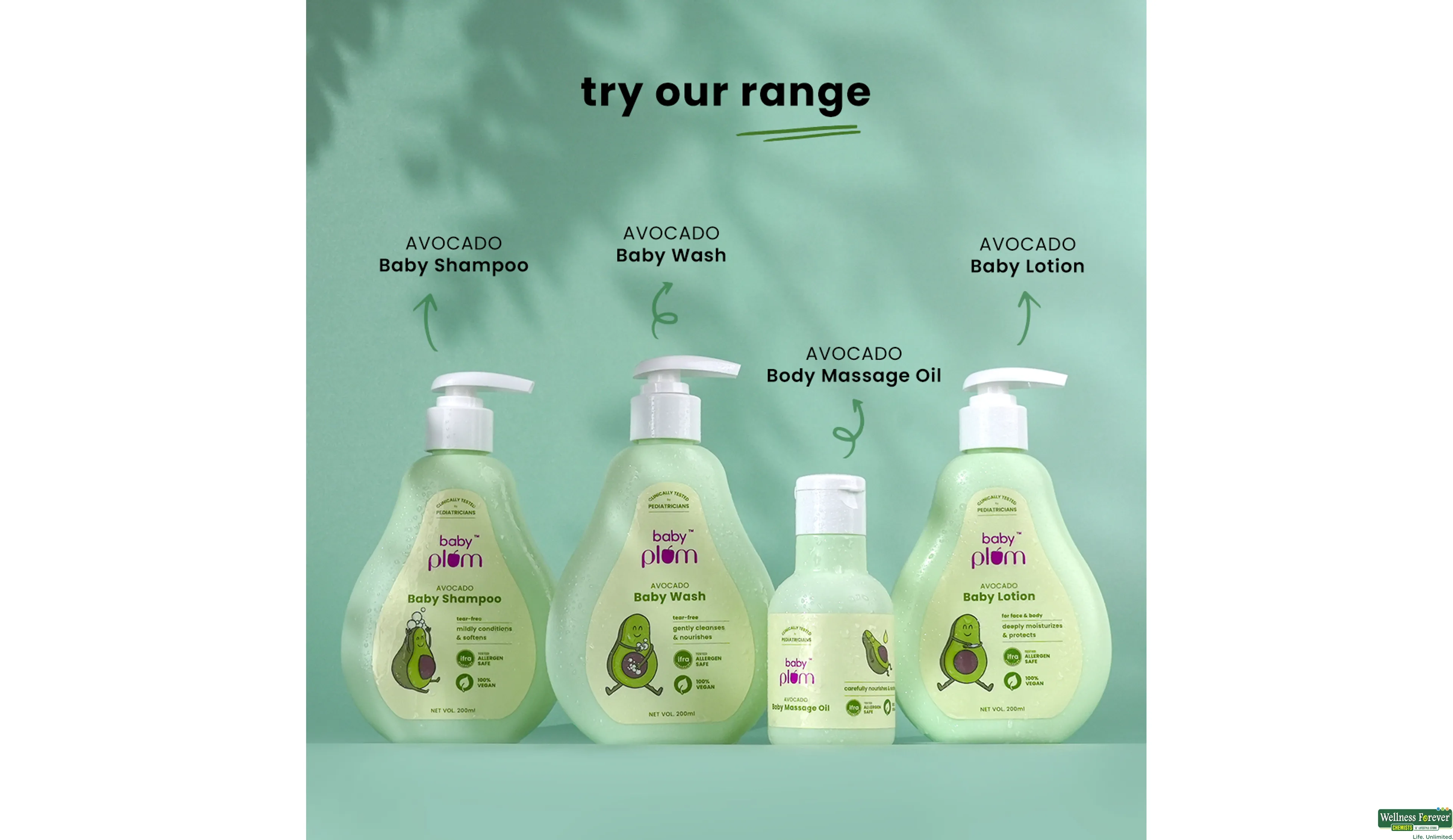 PLUM AVOCADO BABY LOTION 200ML- 3, 200ML, null