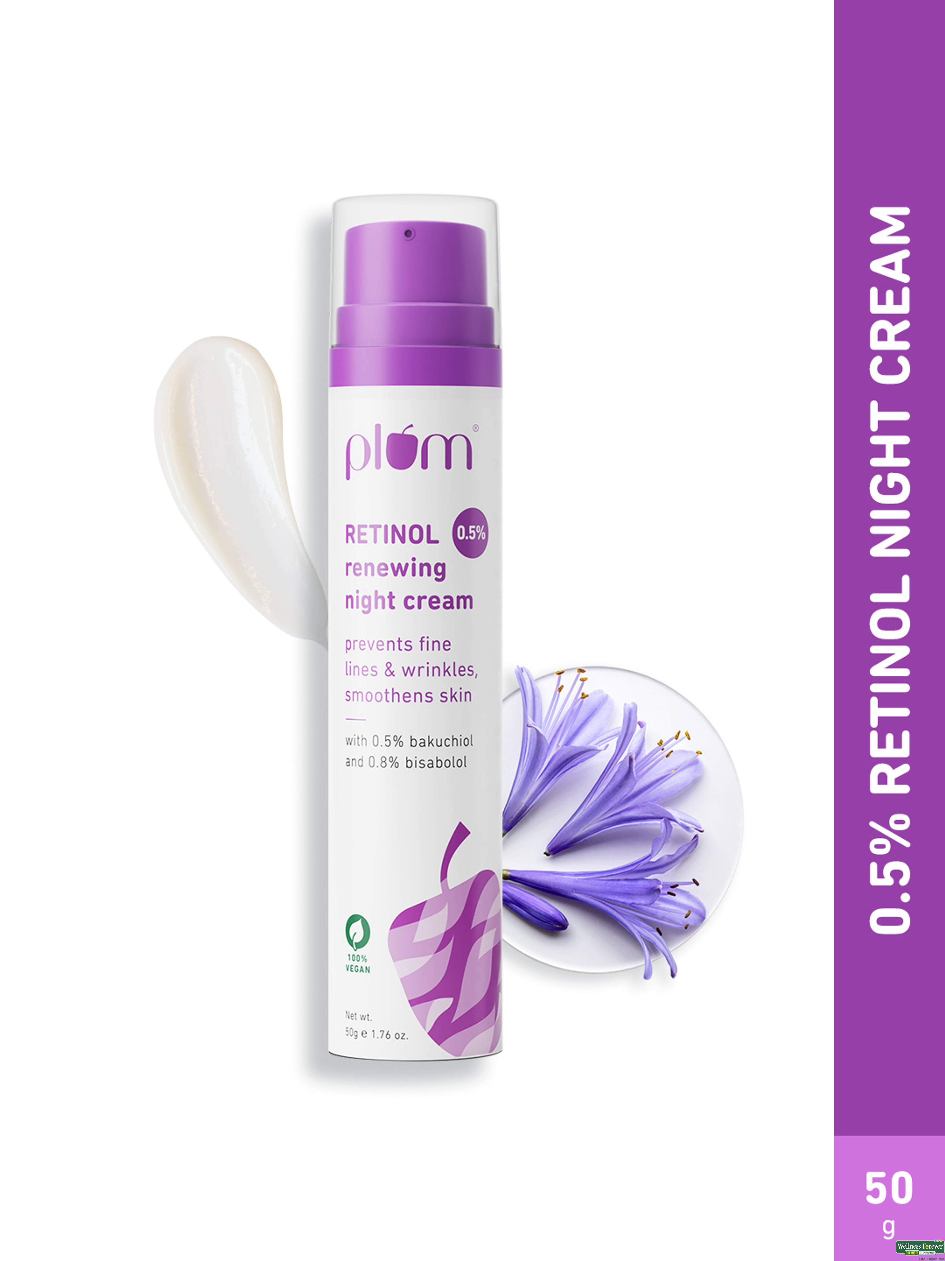 Plum Retinol 0.5% Renewing Night Cream 50ml
-image