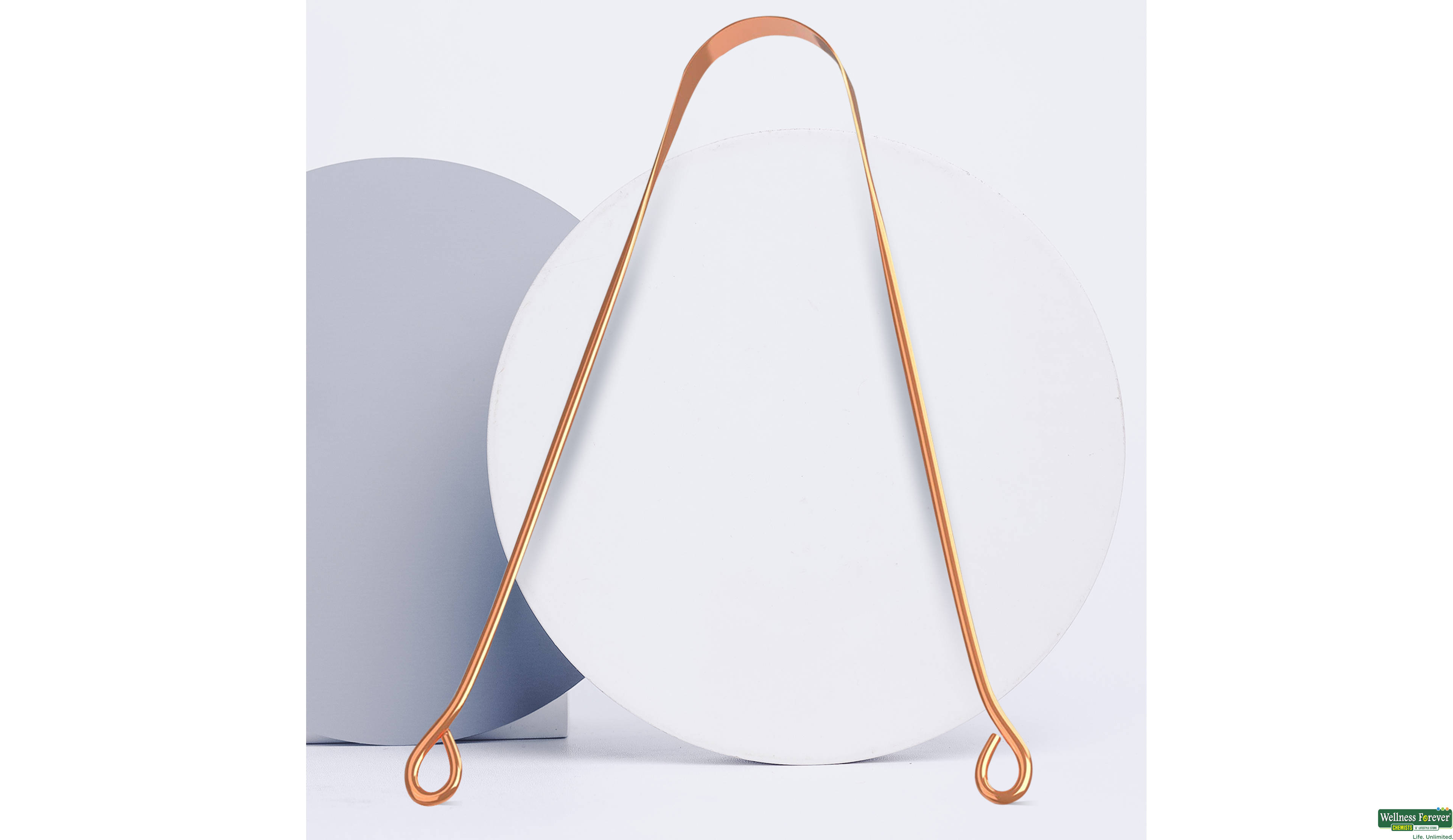 GUBB TONGUE CLEANER COPPER ROUND 1PC- 1, 1PC, null