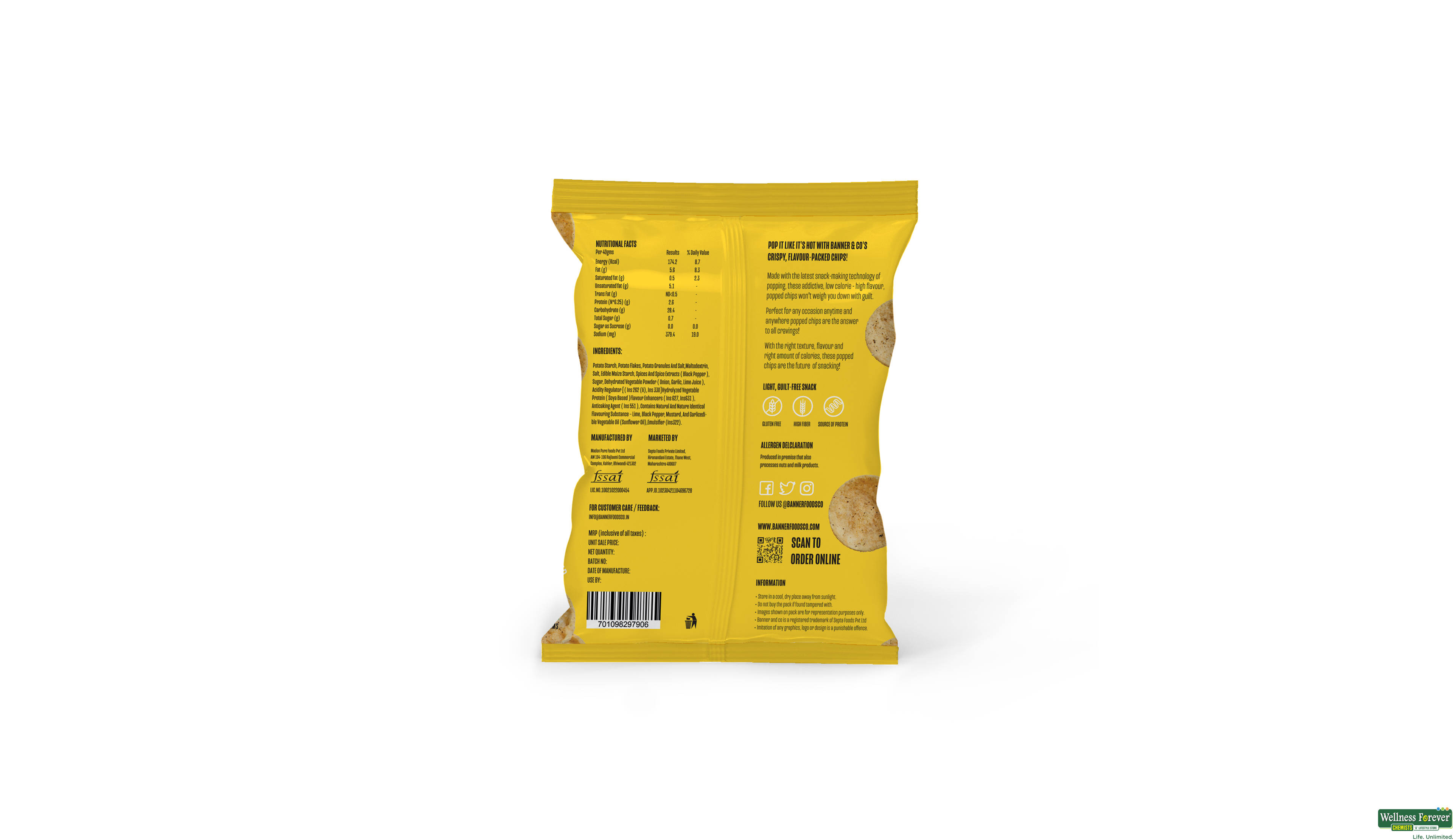 BANNER & CO LEMON & PEPPER 40GM- 2, 40GM, null