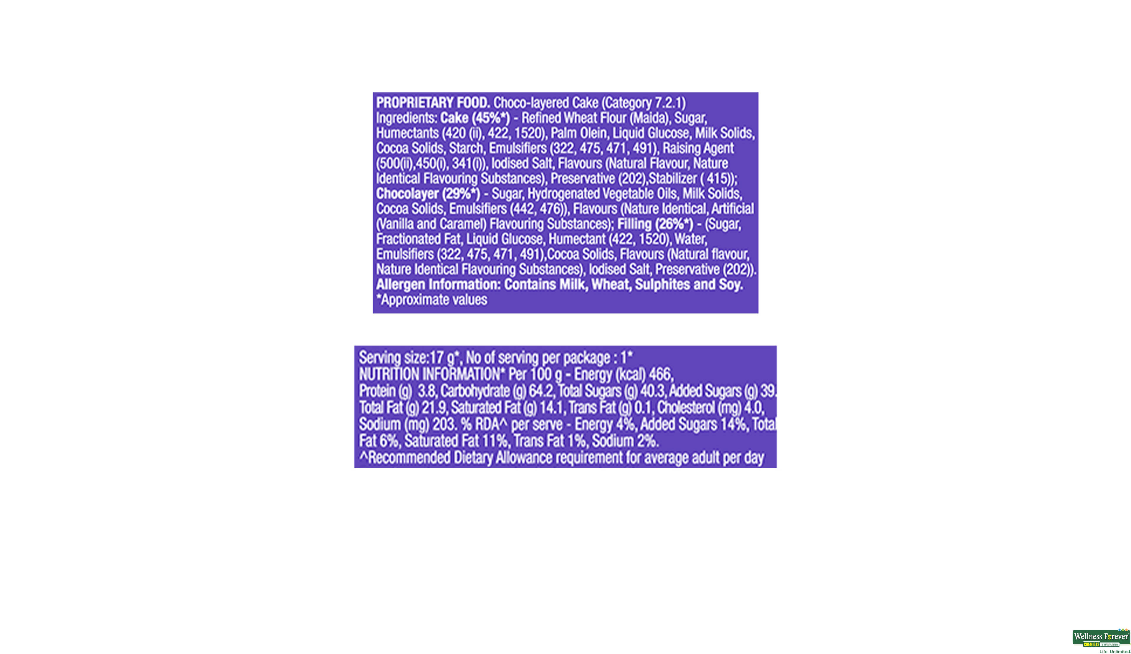 CADBURY CHOCOBAKES CHOC LAYERED CAKES 19GM- 3, 19GM, null