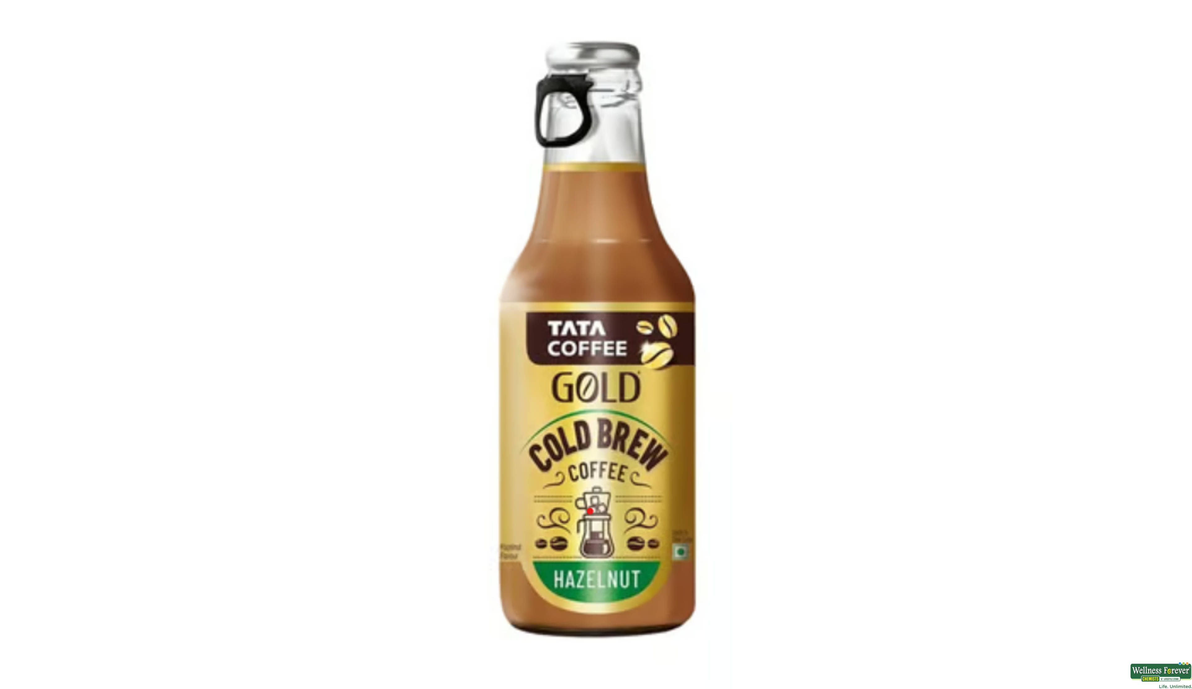 TATA COFFEE GOLD HAZELNUT COLD BREW 200ML- 1, 200ML, null
