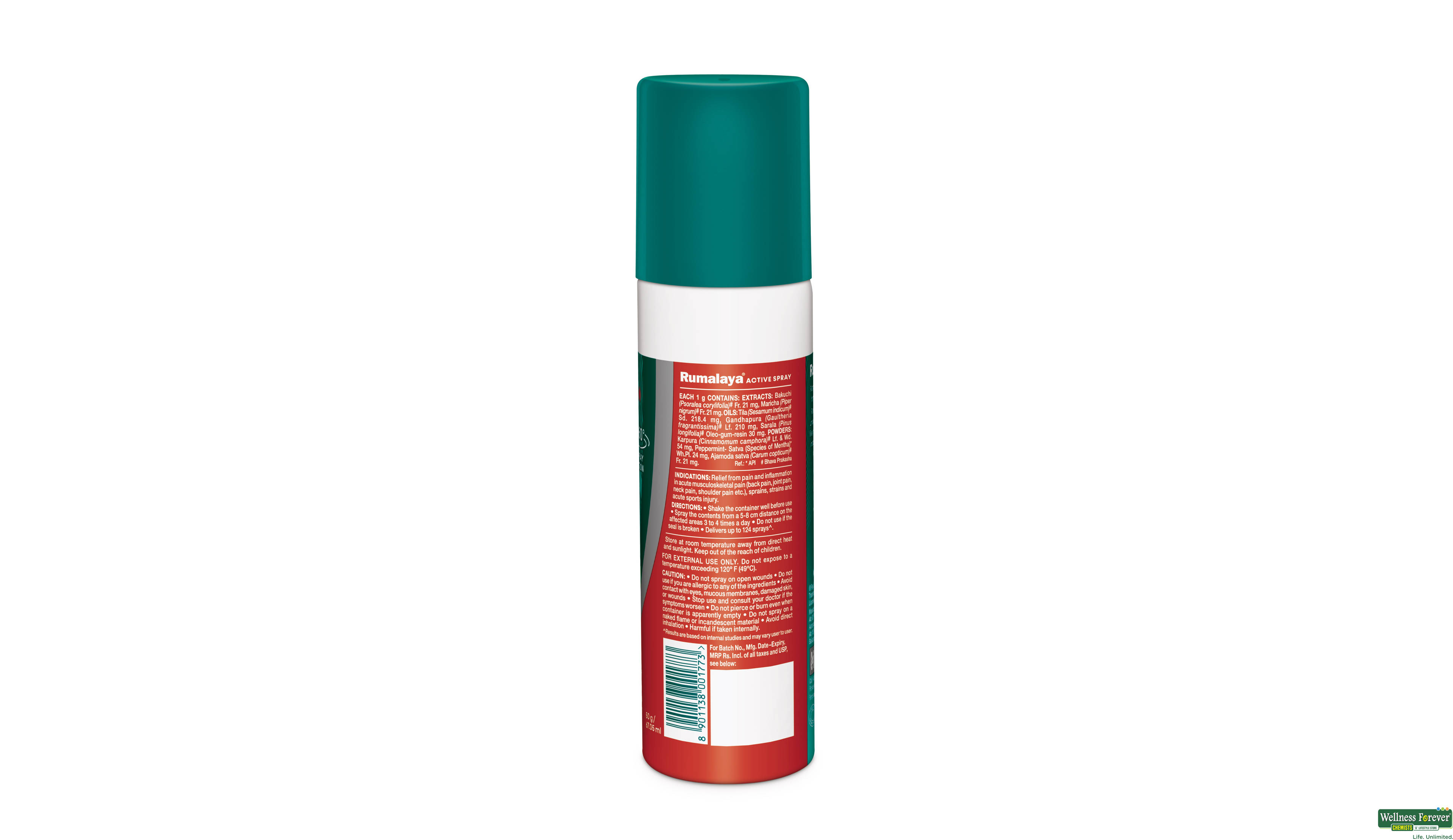 HIMA RUMALAYA ACTIVE SPRAY 50GM- 2, 50GM, null