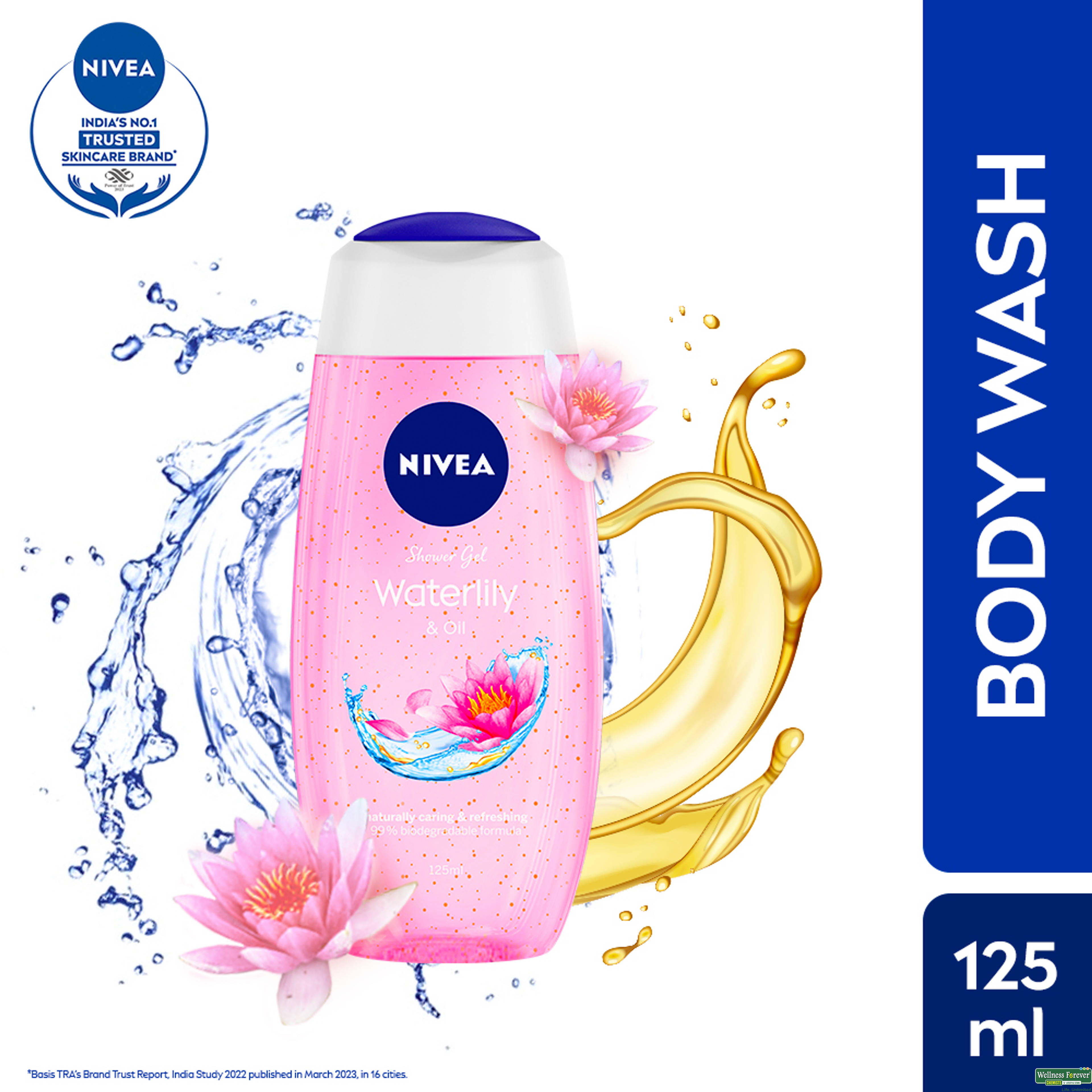 NIVEA S/GEL WATERLILY 125ML-image