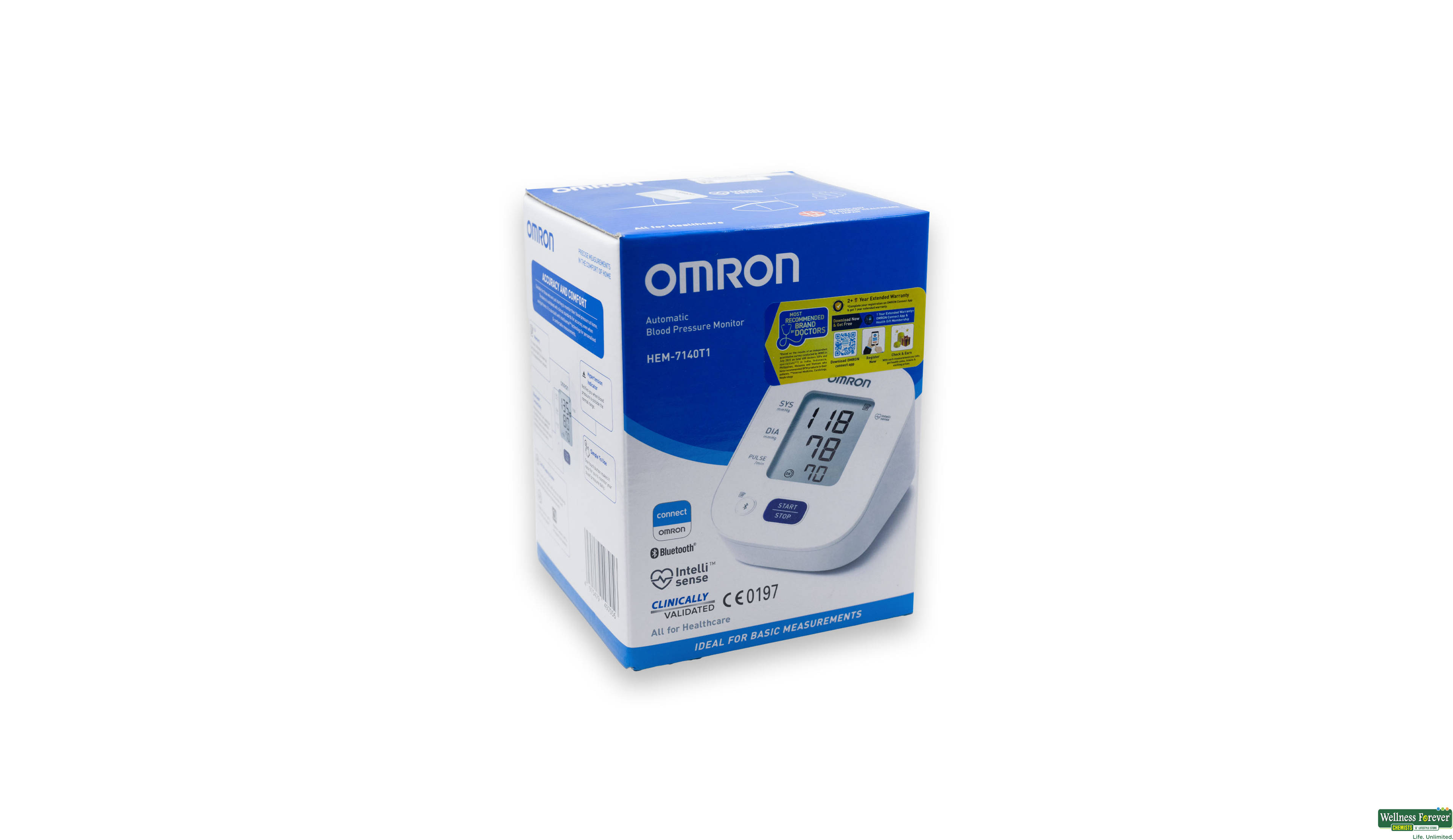 OMRON BP MONITOR HEM 7140T 1PC- 1, 1PC, null