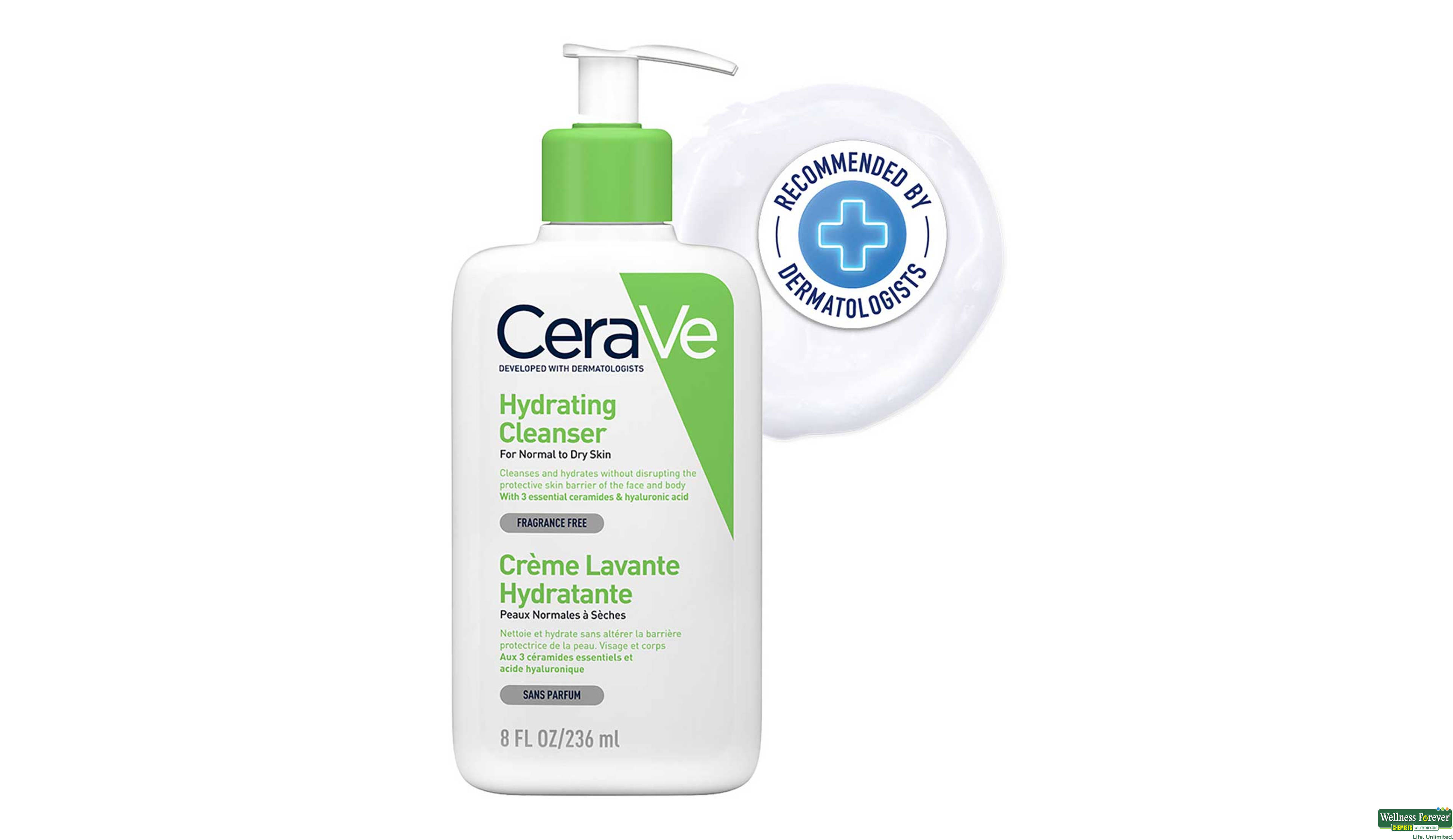 CERAVE HYD CLEANSER NORMAL-DRY SKIN 236ML- 1, 236ML, null