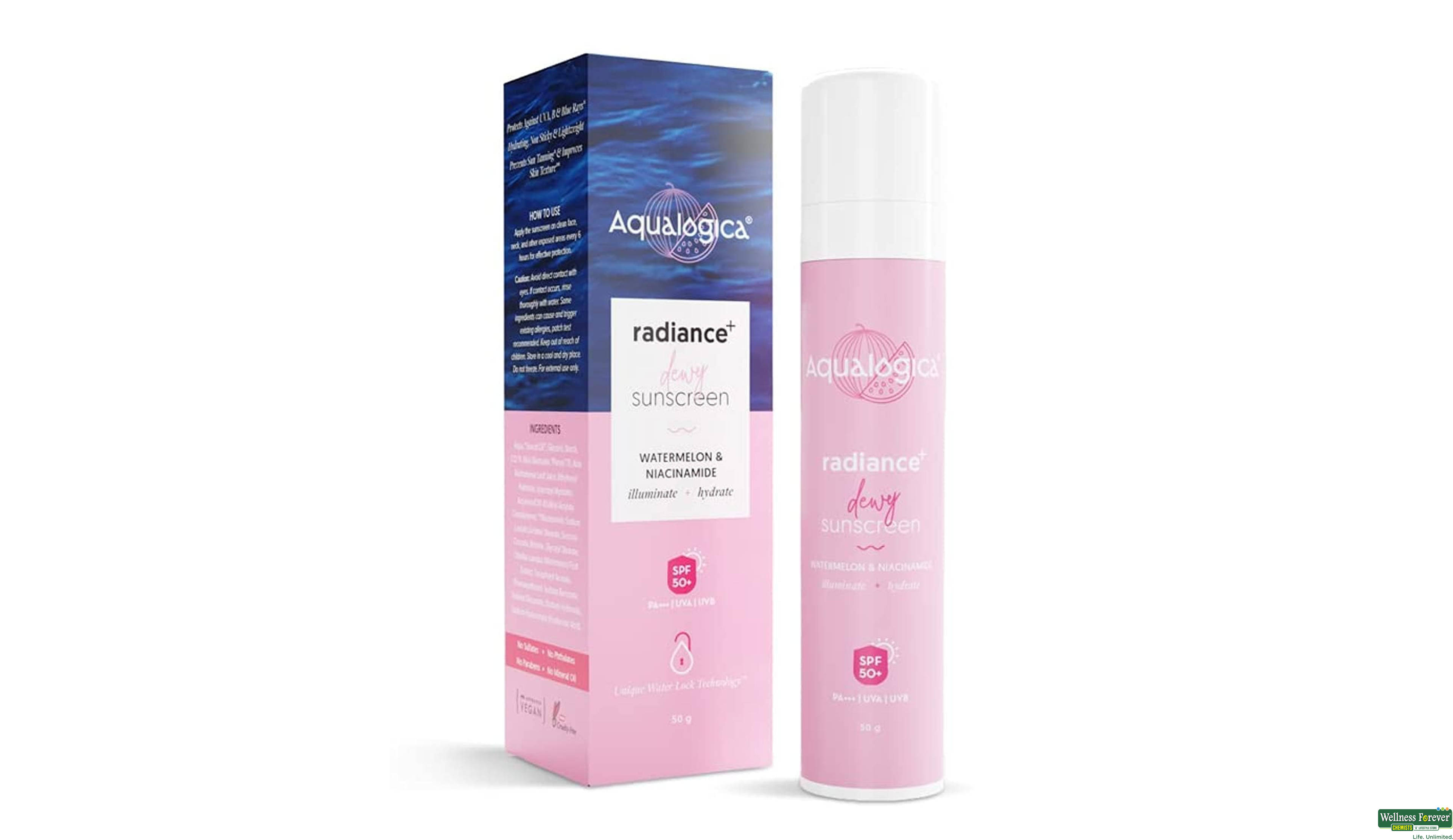 AQUALOGICA RADINCE+ DEWY SUNSCREEN 50 GM- 1, 50GM, null