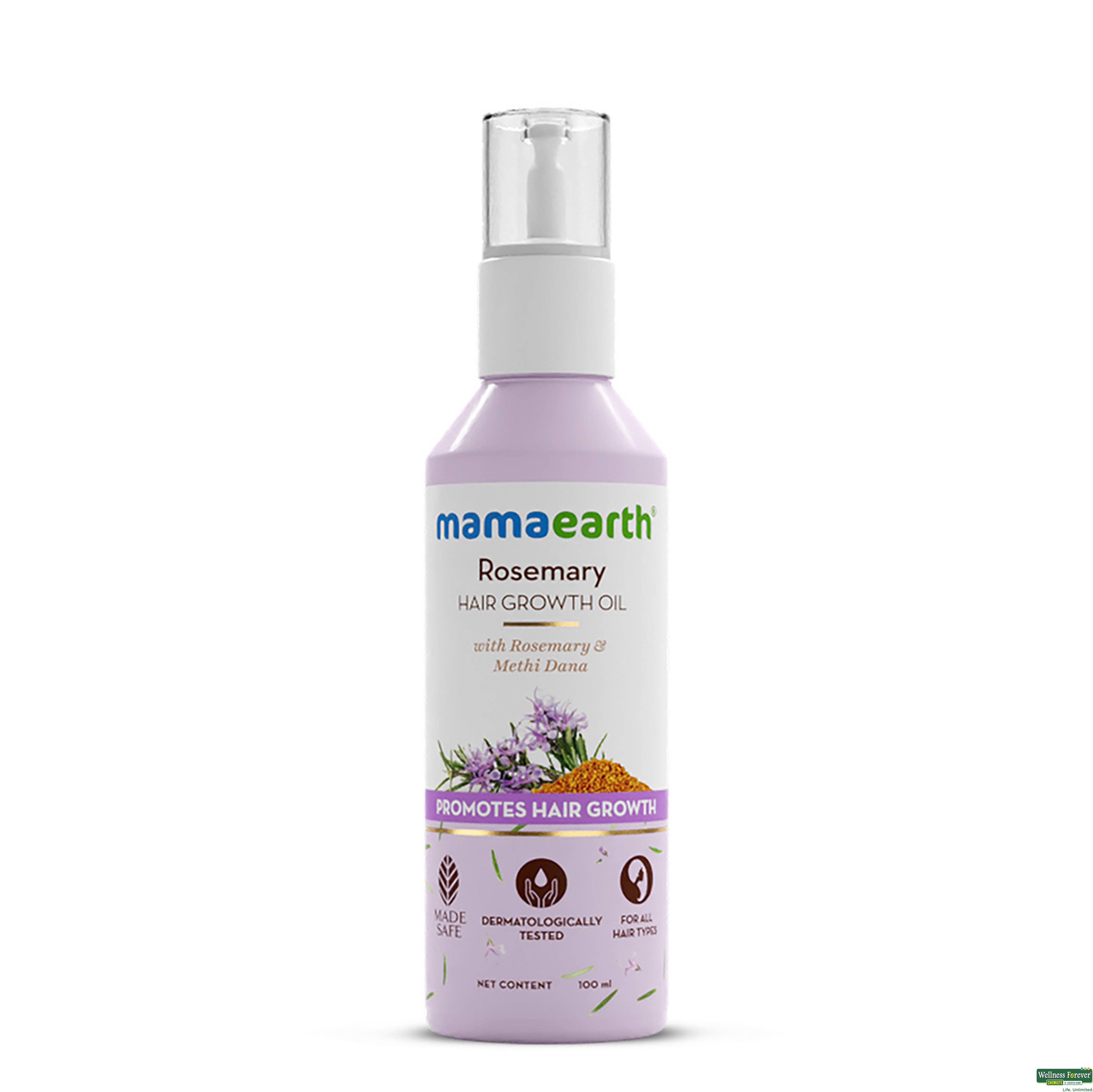 MAMAEARTH ROSEMARY H/GROWTH OIL 100ML-image